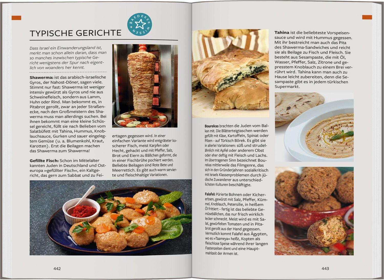 Beispielinhalt (Bild) Baedeker Reiseführer Israel, Palästina