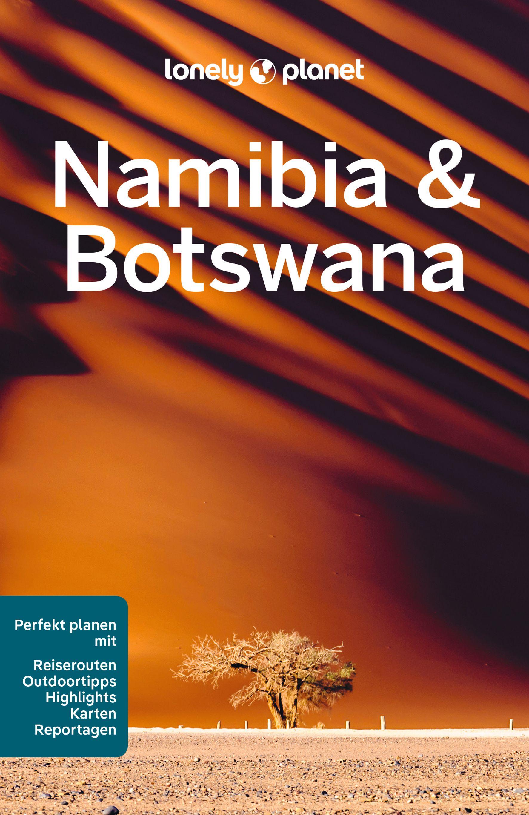 Vorderes Coverbild LONELY PLANET Reiseführer Namibia & Botswana