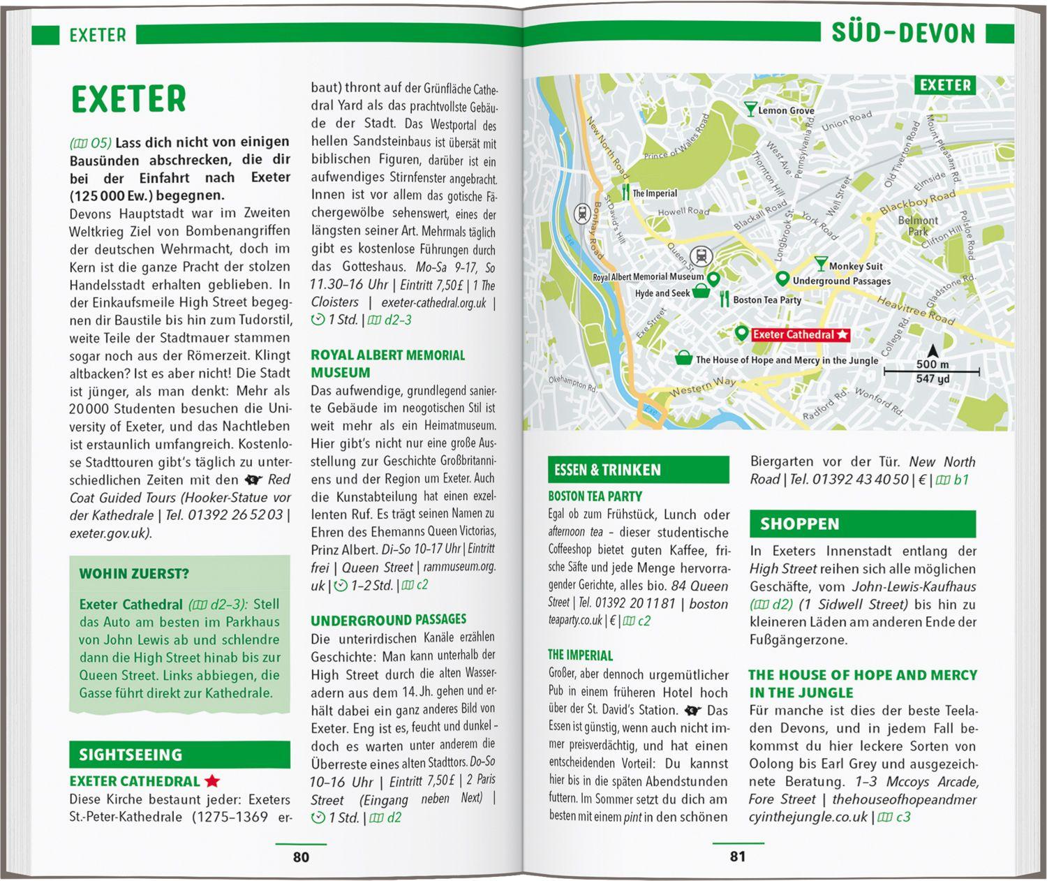 Beispielinhalt (Bild) MARCO POLO Reiseführer Cornwall & Devon