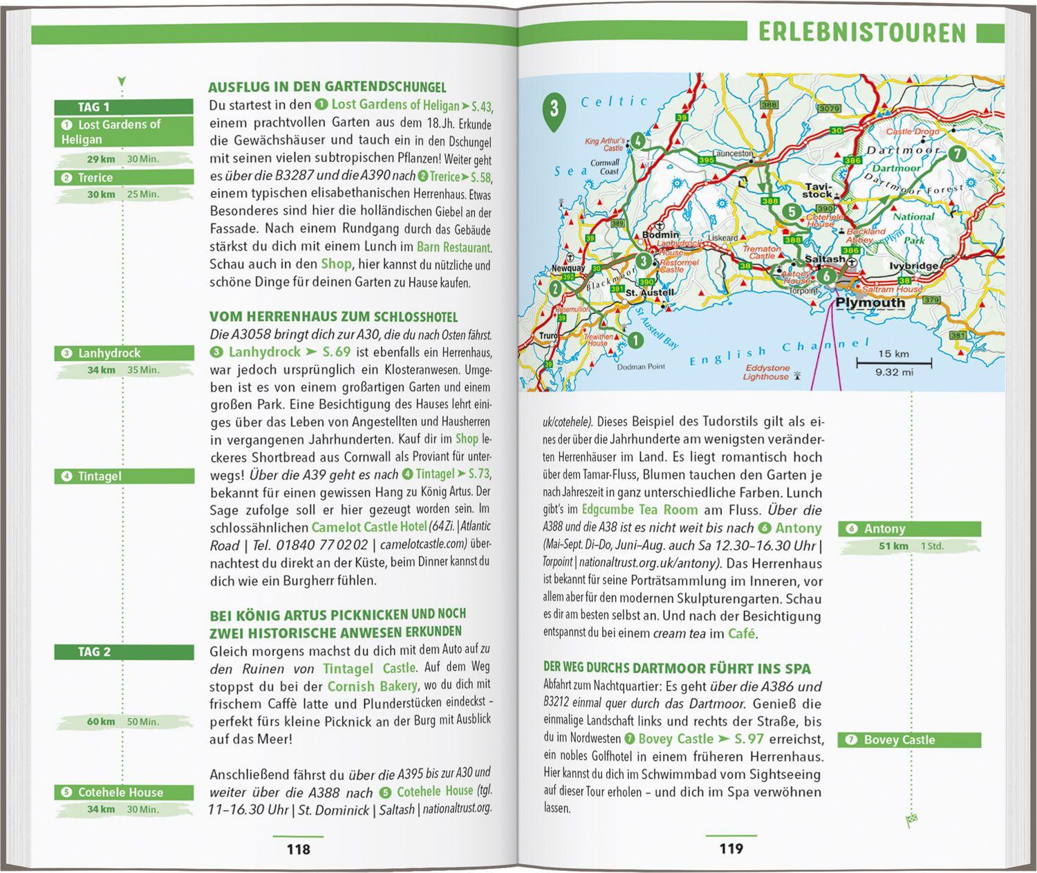 Beispielinhalt (Bild) MARCO POLO Reiseführer Cornwall & Devon