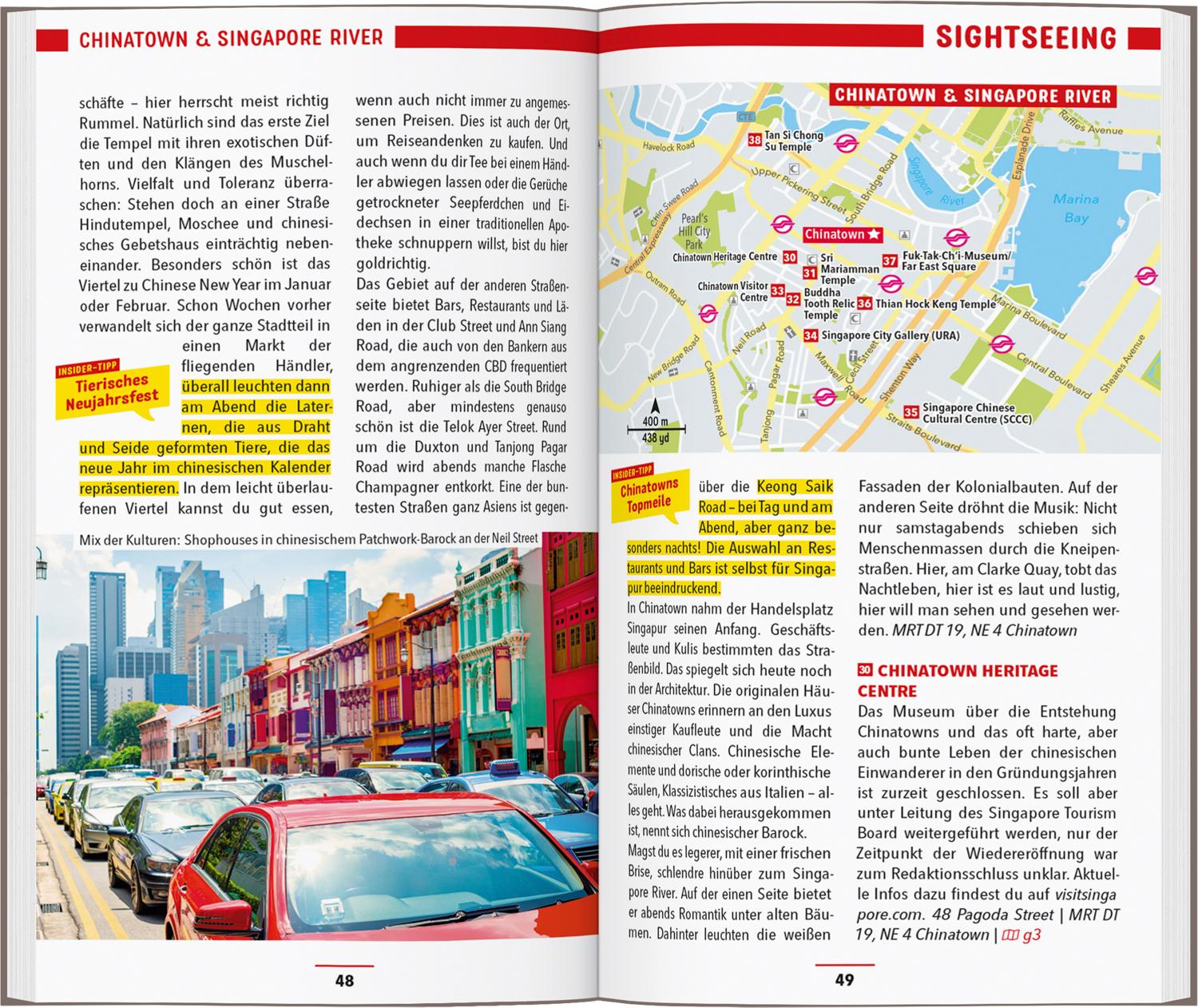 Beispielinhalt (Bild) MARCO POLO Reiseführer Singapur