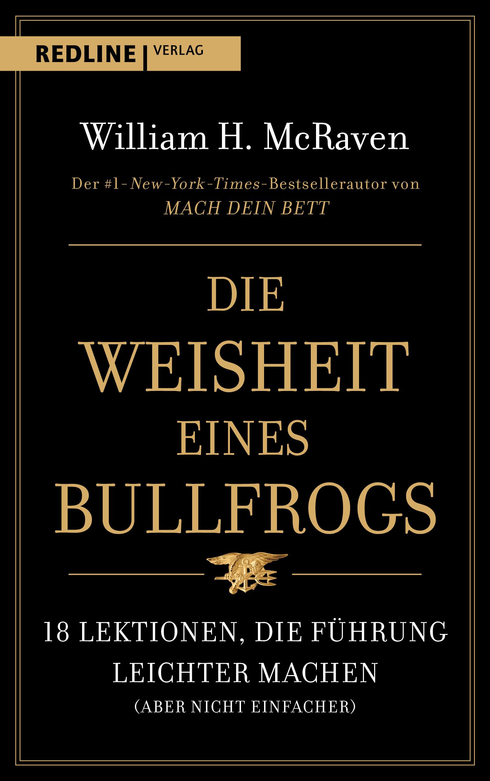 Vorderes Coverbild Die Weisheit eines Bullfrogs