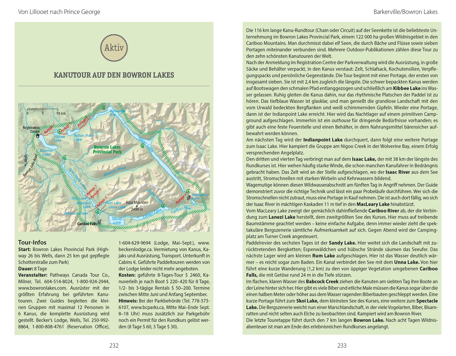 Beispielinhalt (Bild) DUMONT Reise-Handbuch Reiseführer Kanada, Der Westen, Alaska
