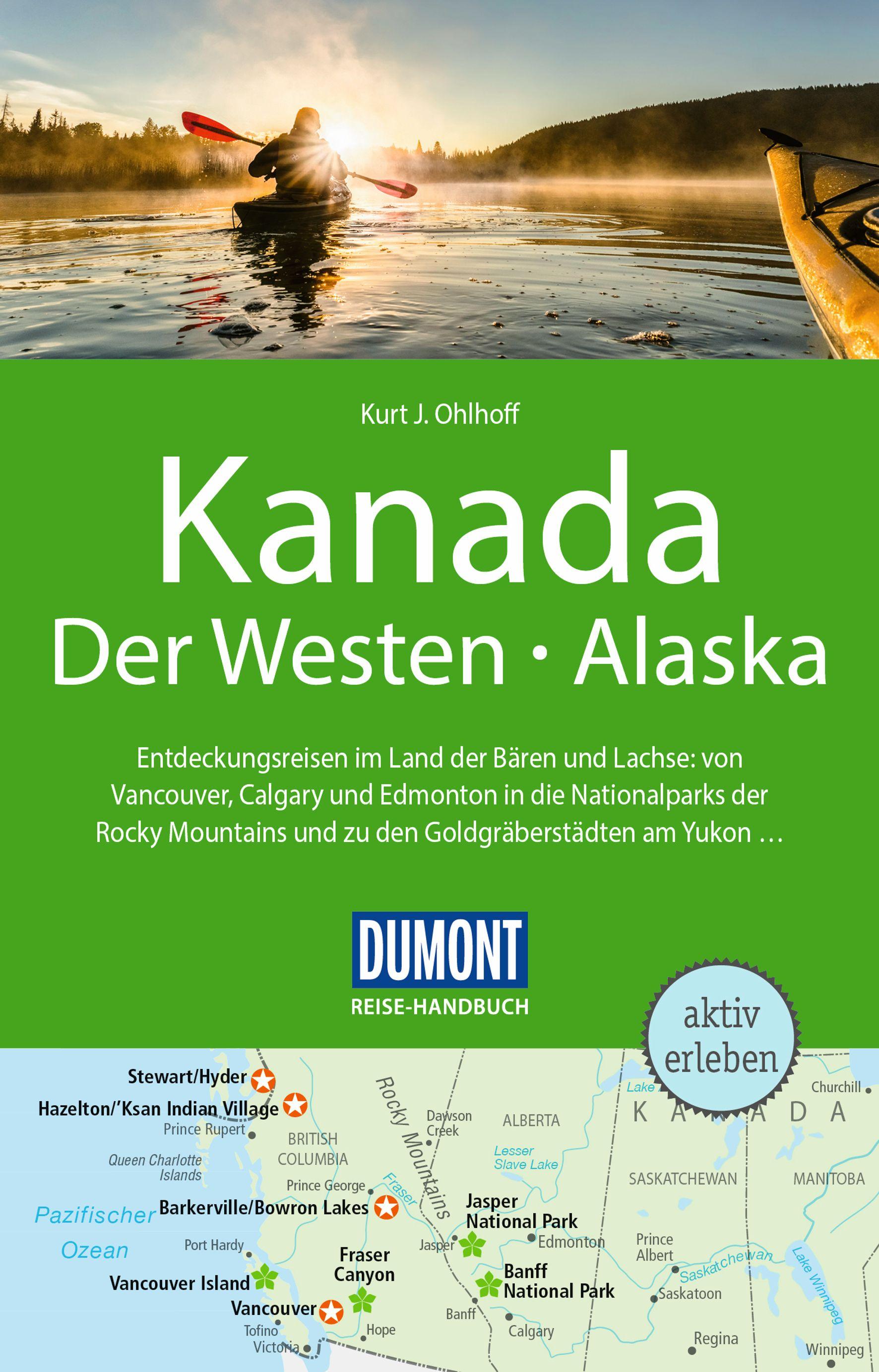 Vorderes Coverbild DUMONT Reise-Handbuch Reiseführer Kanada, Der Westen, Alaska