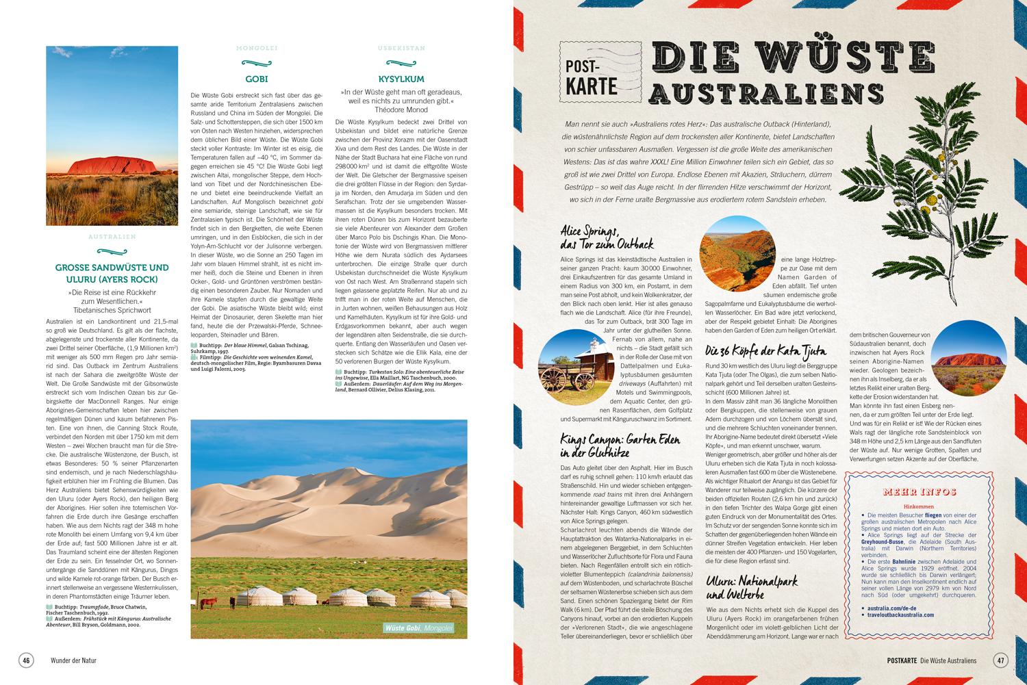 Beispielinhalt (Bild) DUMONT Bildband Atlas der Reiselust