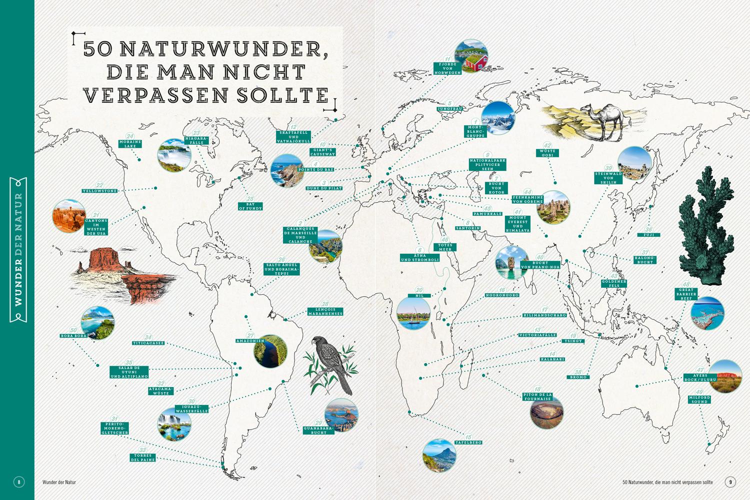 Beispielinhalt (Bild) DUMONT Bildband Atlas der Reiselust