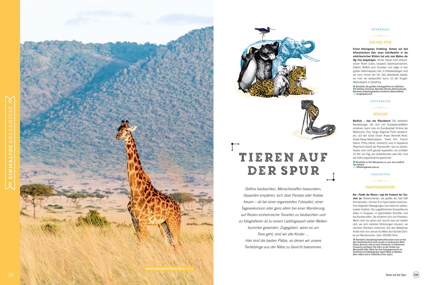 Beispielinhalt (Bild) DUMONT Bildband Atlas der Reiselust