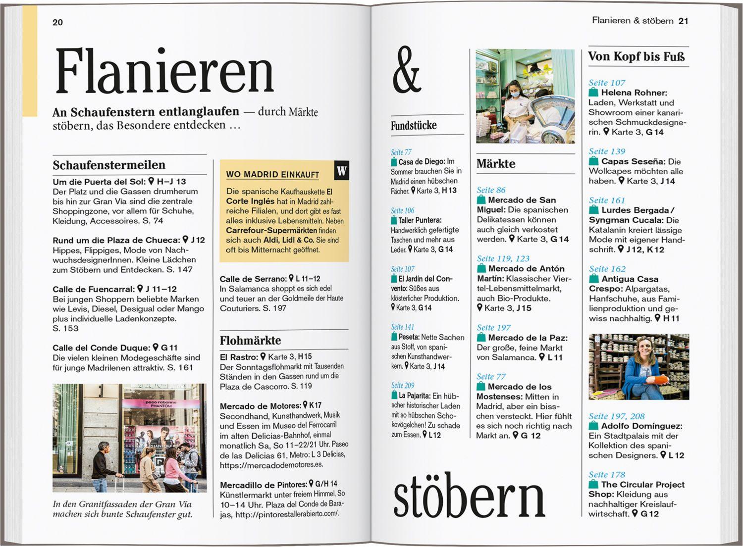 Beispielinhalt (Bild) DUMONT Reise-Taschenbuch Reiseführer Madrid & Umgebung