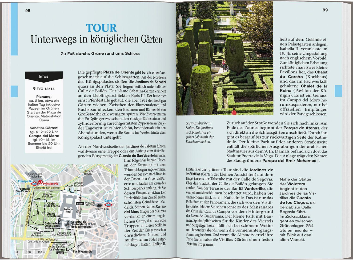 Beispielinhalt (Bild) DUMONT Reise-Taschenbuch Reiseführer Madrid & Umgebung