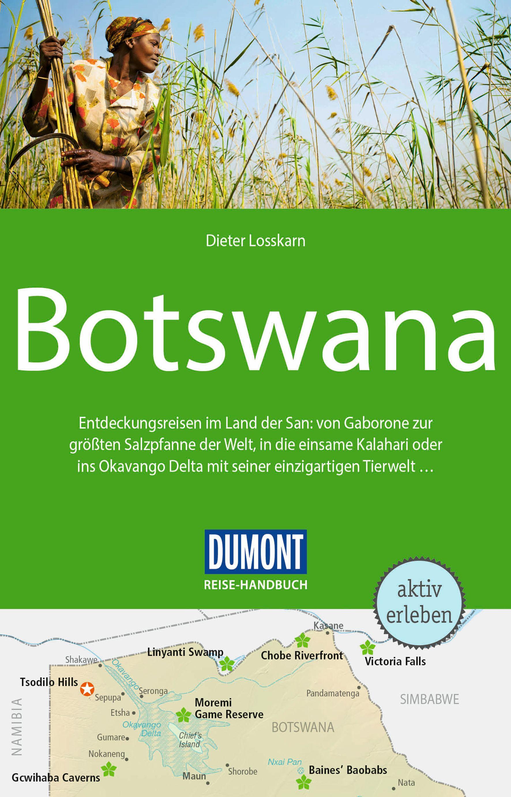 Vorderes Coverbild DUMONT Reise-Handbuch Reiseführer Botswana