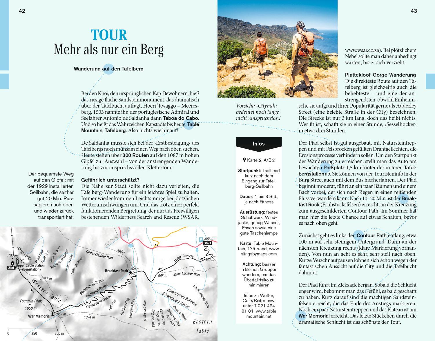 Beispielinhalt (Bild) DUMONT Reise-Taschenbuch Reiseführer Kapstadt & Western Cape