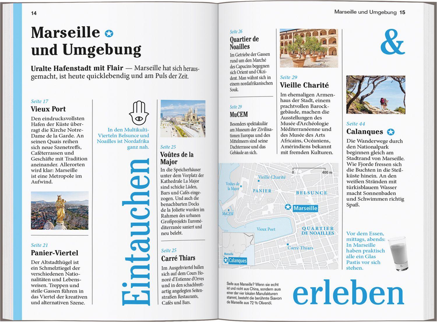 Beispielinhalt (Bild) DUMONT Reise-Taschenbuch Reiseführer Côte d'Azur