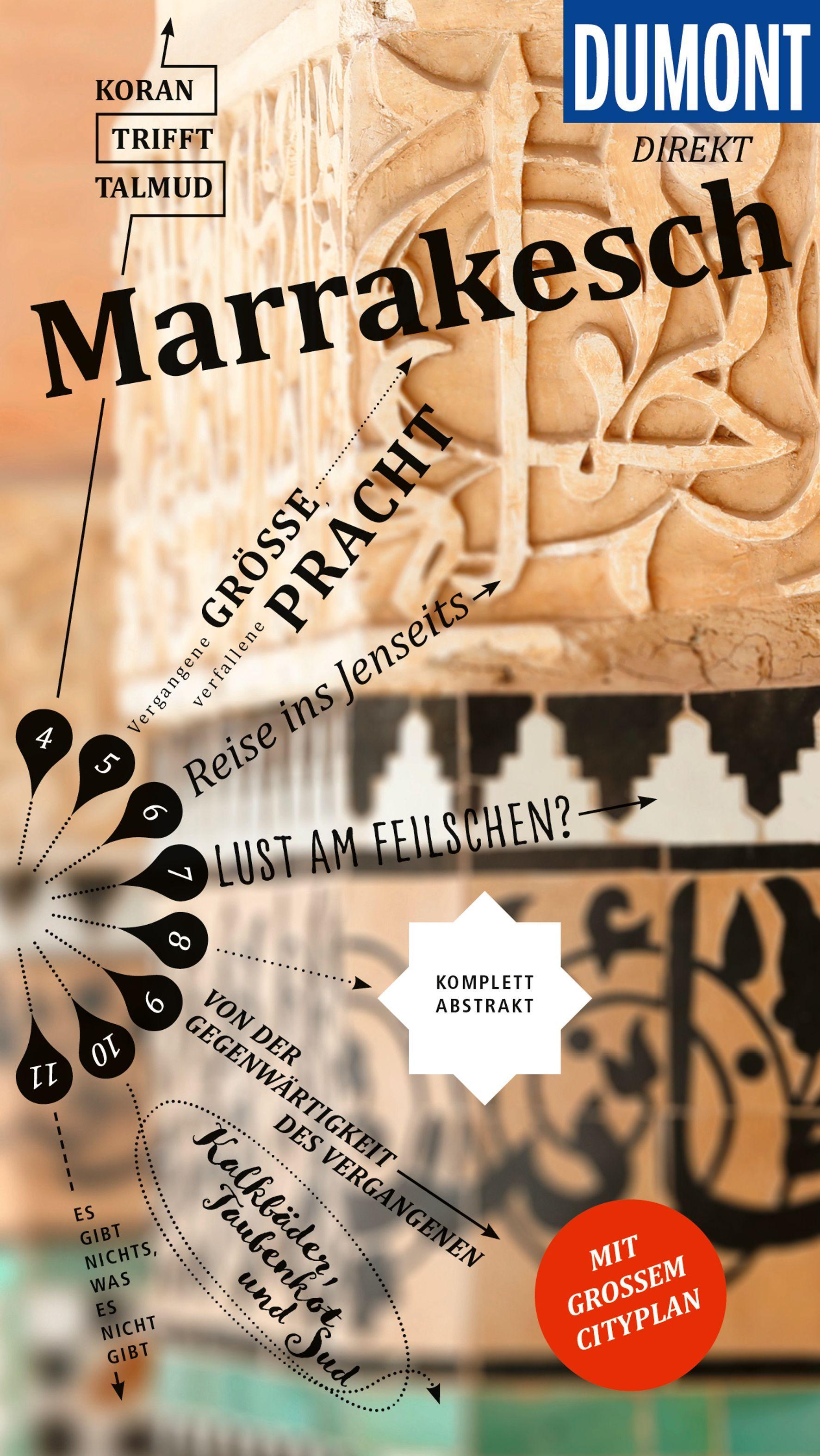 Vorderes Coverbild DUMONT direkt Reiseführer Marrakesch