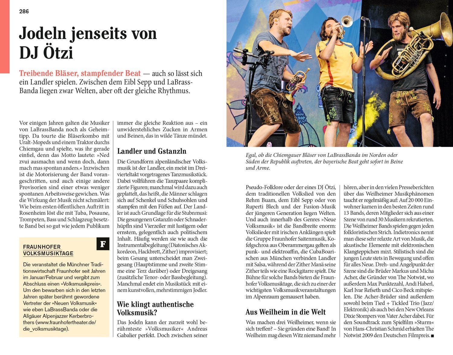 Beispielinhalt (Bild) DUMONT Reise-Taschenbuch Reiseführer Oberbayern