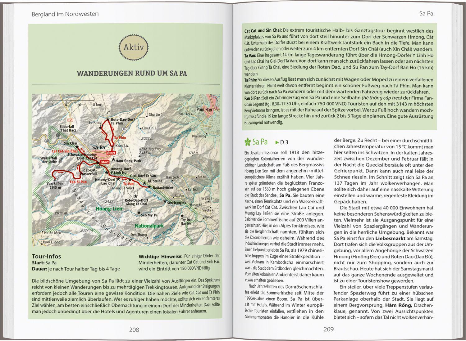 Beispielinhalt (Bild) DUMONT Reise-Handbuch Reiseführer Vietnam
