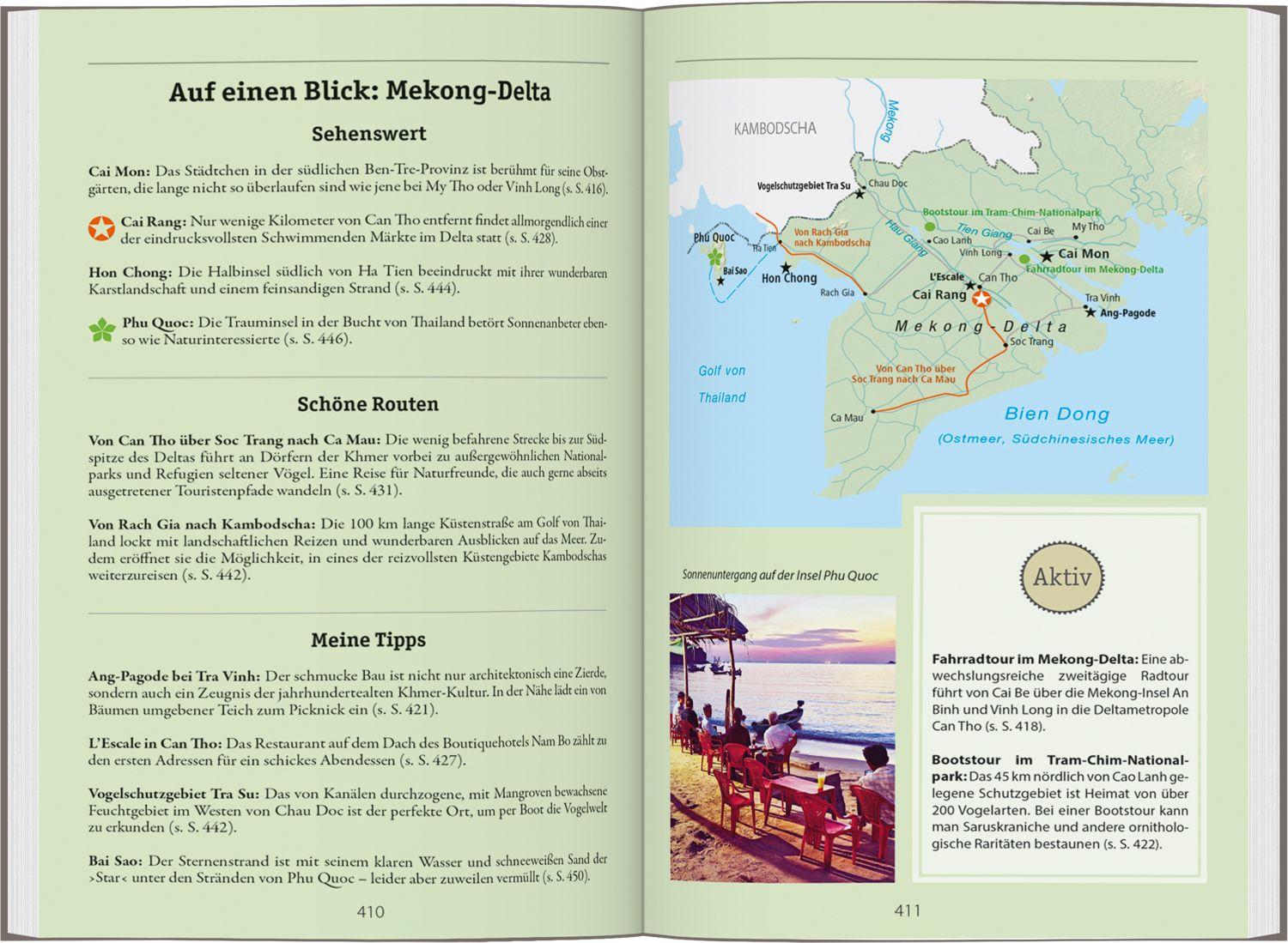 Beispielinhalt (Bild) DUMONT Reise-Handbuch Reiseführer Vietnam