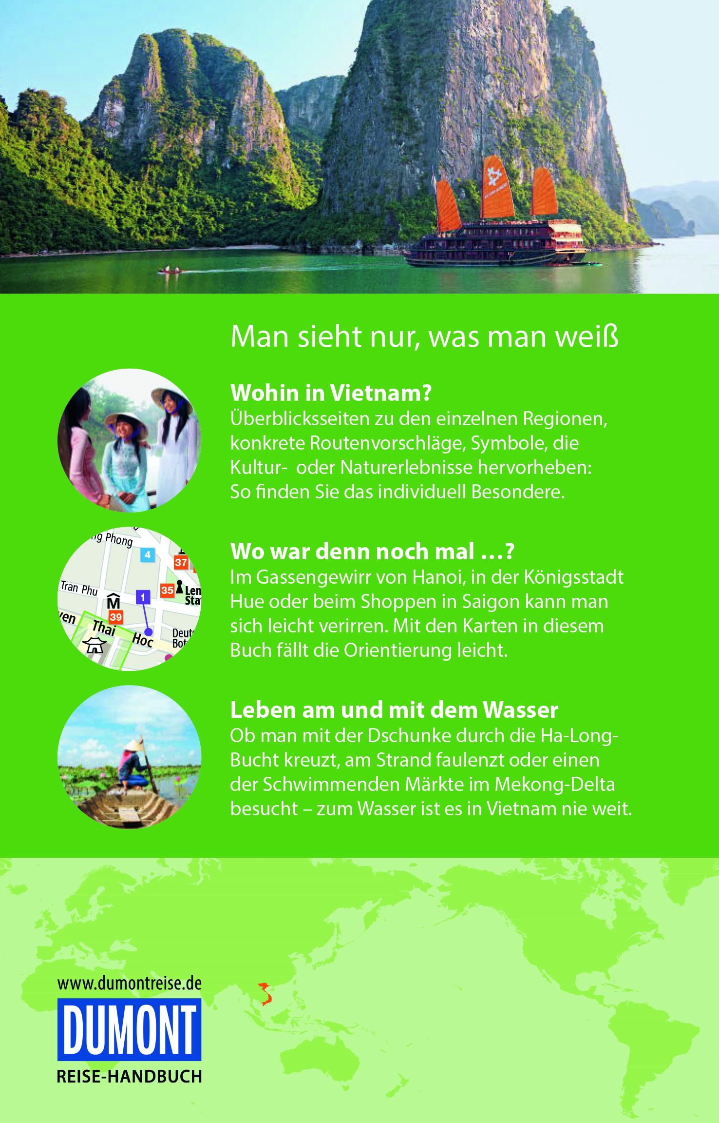 Rückseitencover DUMONT Reise-Handbuch Reiseführer Vietnam