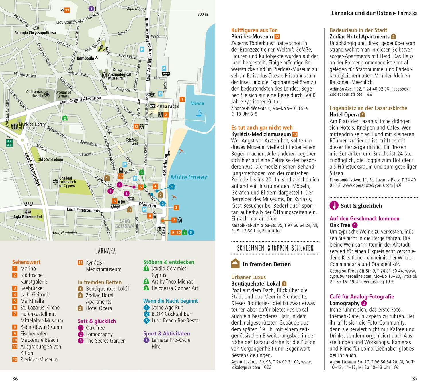 Beispielinhalt (Bild) DUMONT direkt Reiseführer Zypern