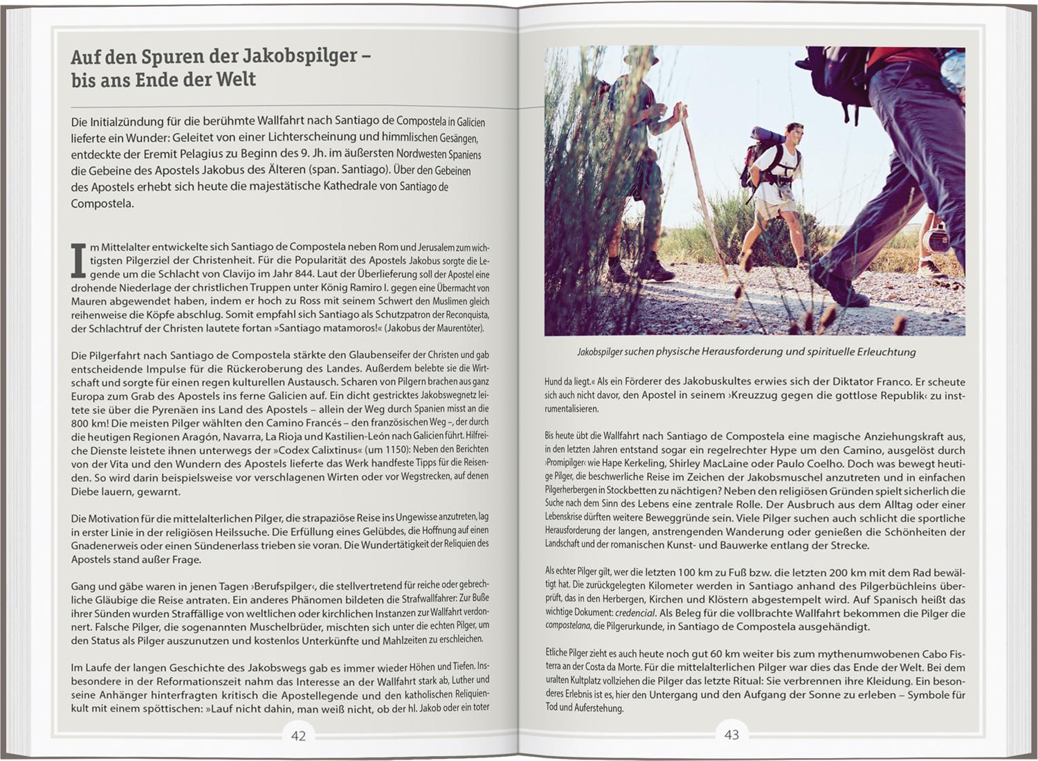 Beispielinhalt (Bild) DUMONT Reise-Handbuch Reiseführer Nordspanien und der Jakobsweg