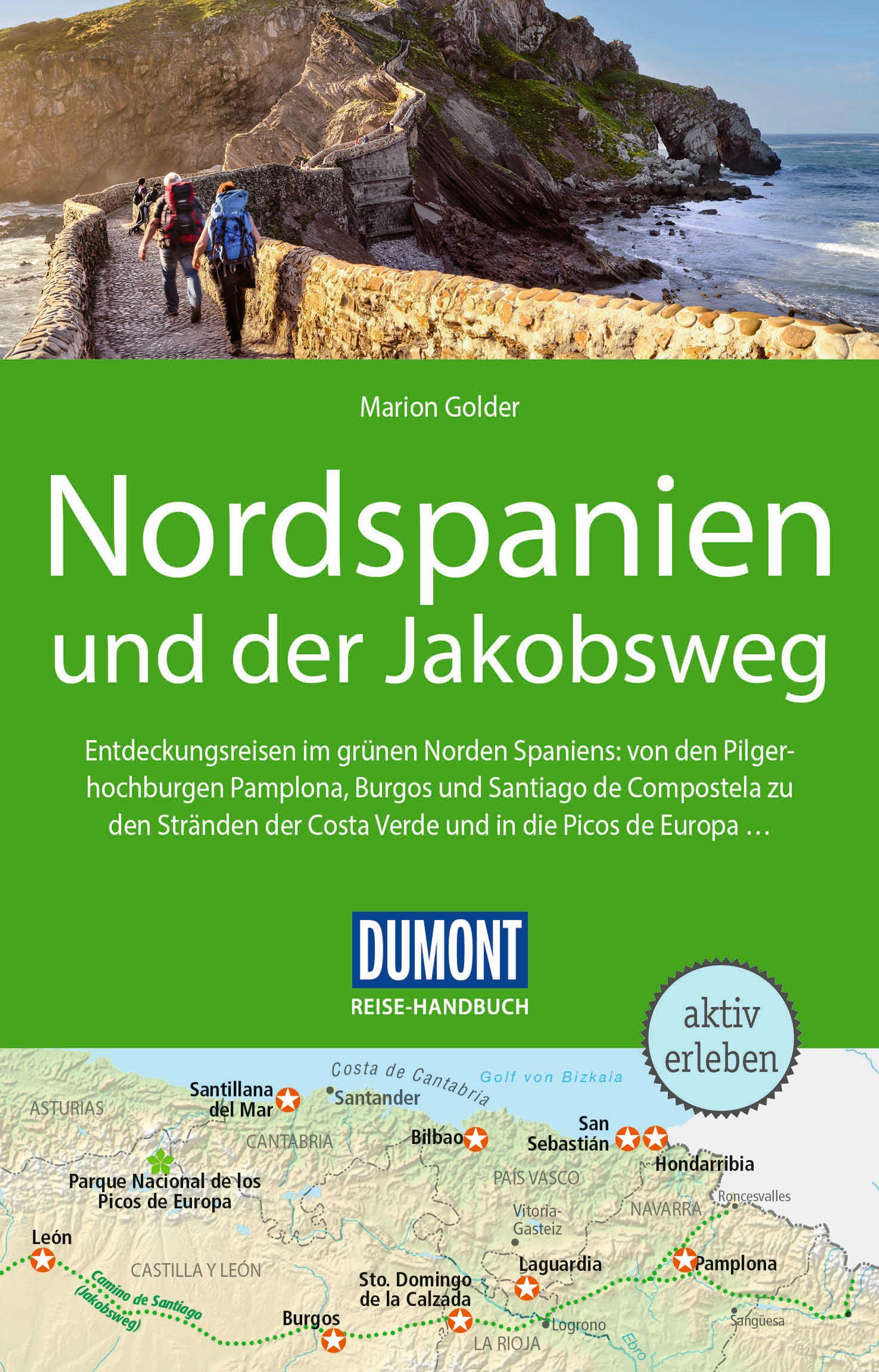 Vorderes Coverbild DUMONT Reise-Handbuch Reiseführer Nordspanien und der Jakobsweg