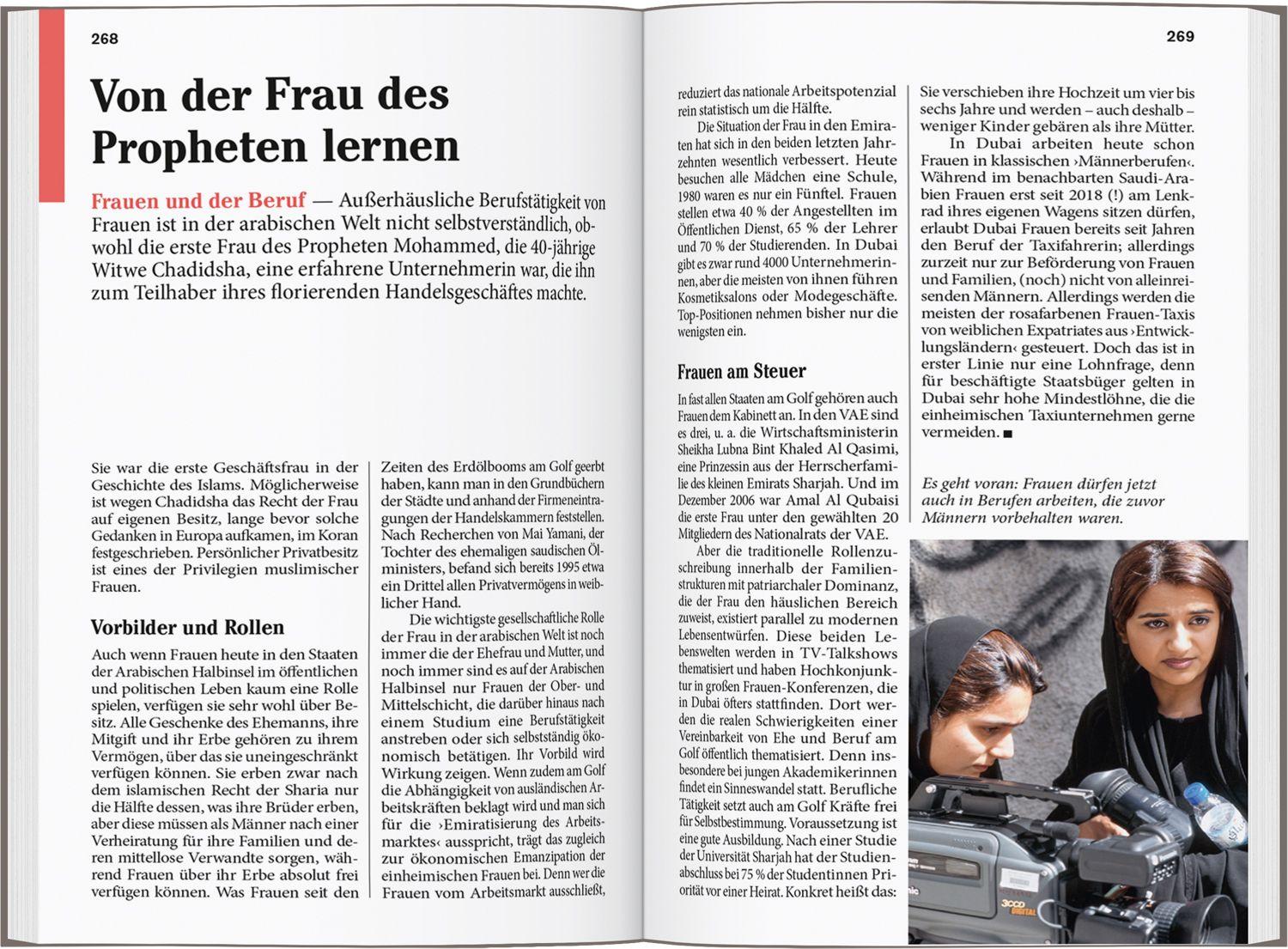 Beispielinhalt (Bild) DUMONT Reise-Taschenbuch Reiseführer Dubai