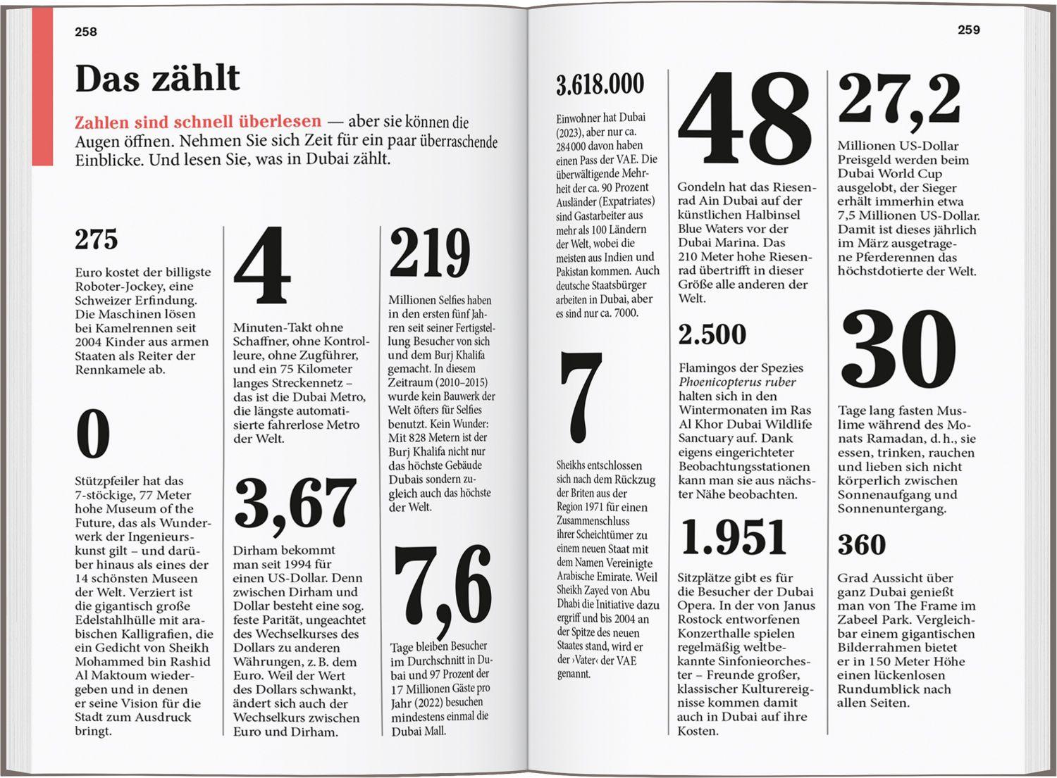 Beispielinhalt (Bild) DUMONT Reise-Taschenbuch Reiseführer Dubai