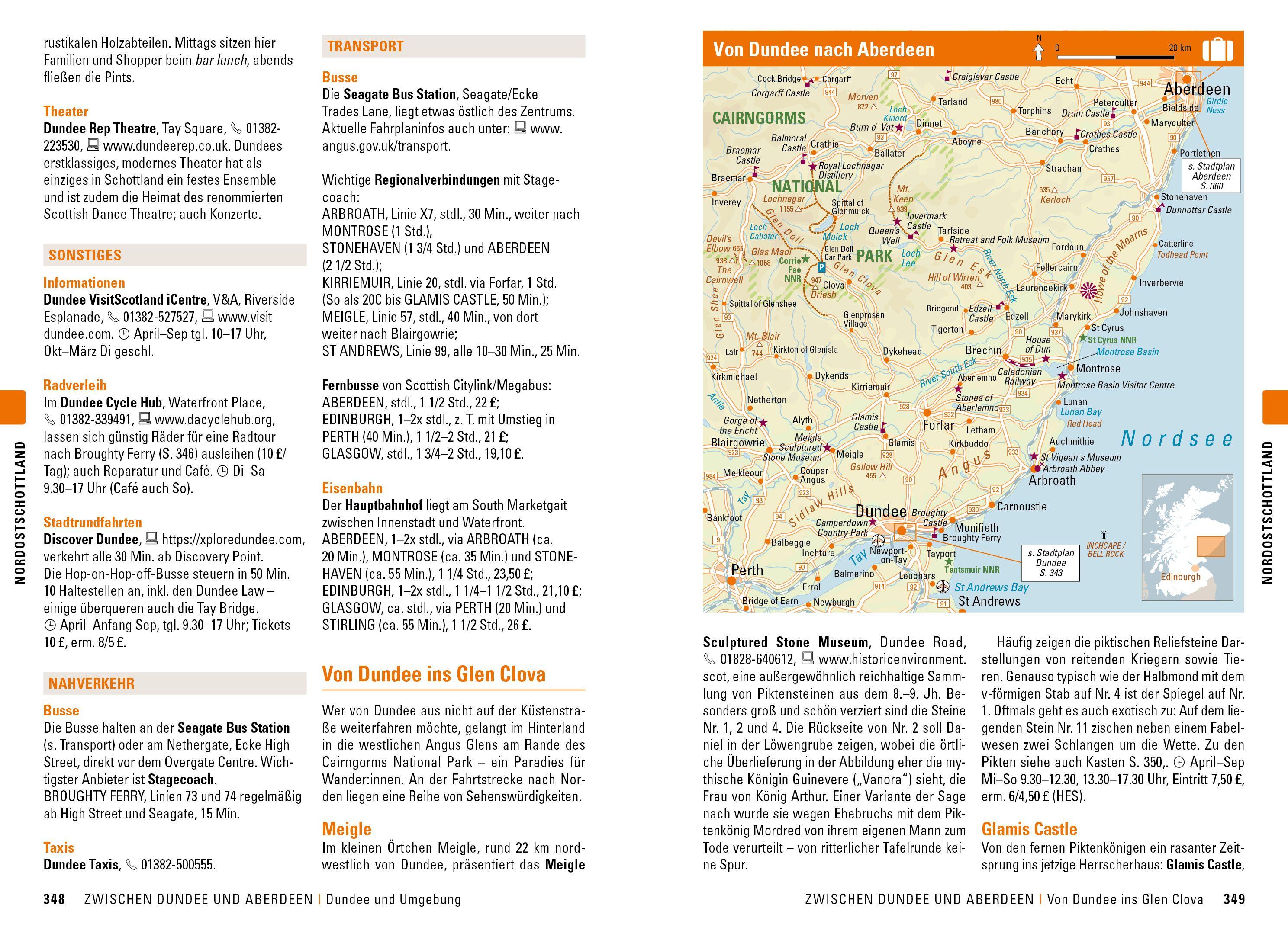 Beispielinhalt (Bild) Stefan Loose Reiseführer Schottland