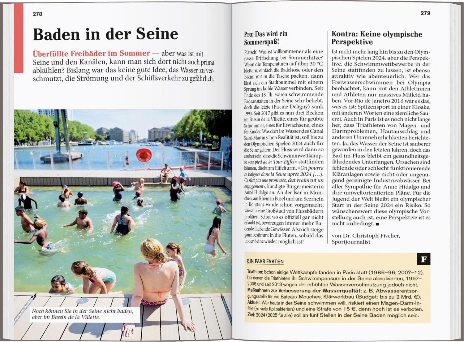 Beispielinhalt (Bild) DUMONT Reise-Taschenbuch Reiseführer Paris