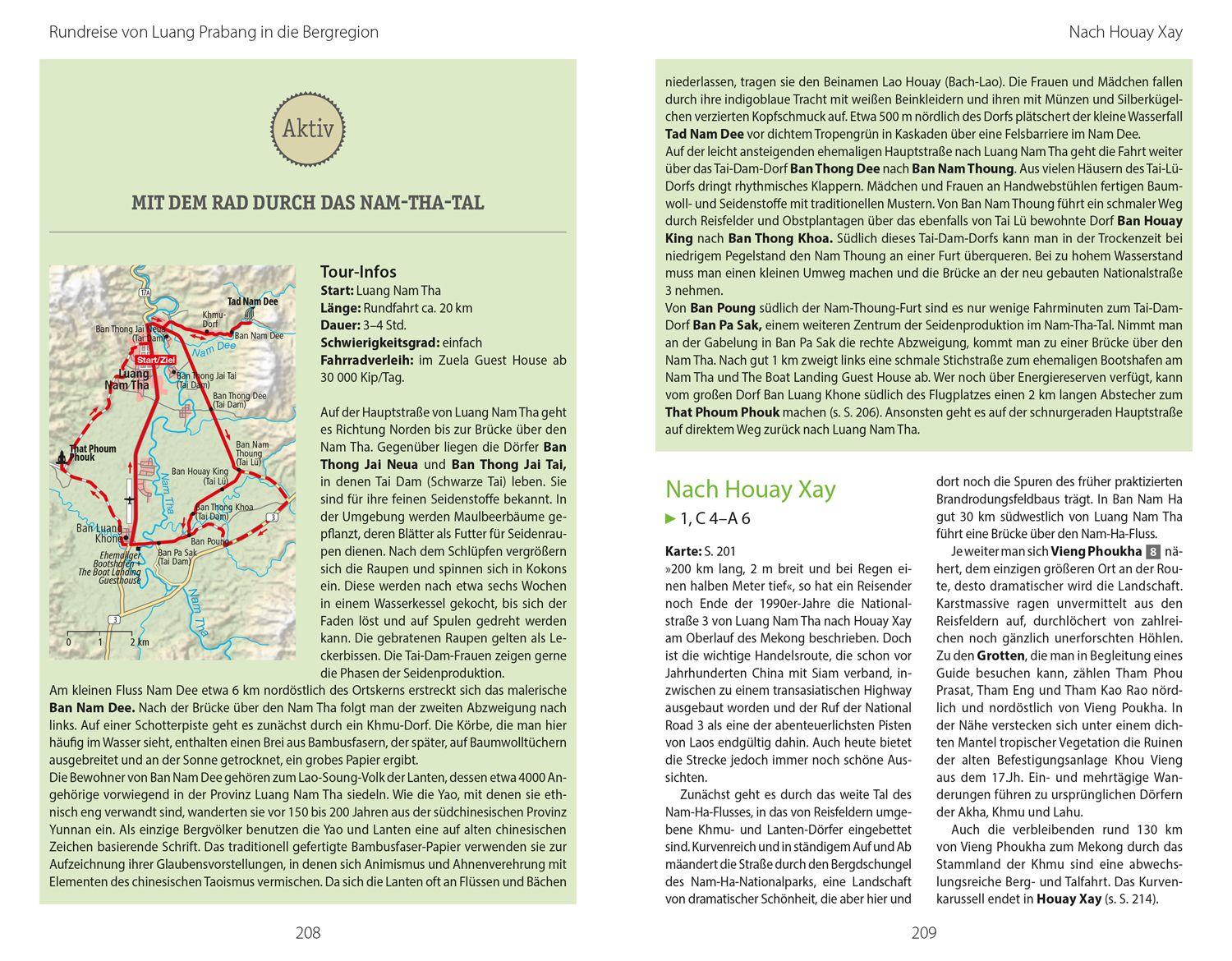 Beispielinhalt (Bild) DUMONT Reise-Handbuch Reiseführer Laos, Kambodscha