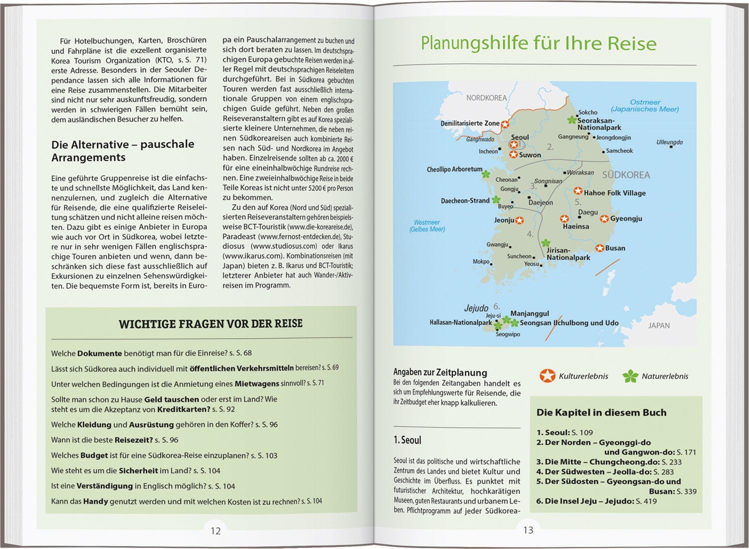 Beispielinhalt (Bild) DUMONT Reise-Handbuch Reiseführer Südkorea