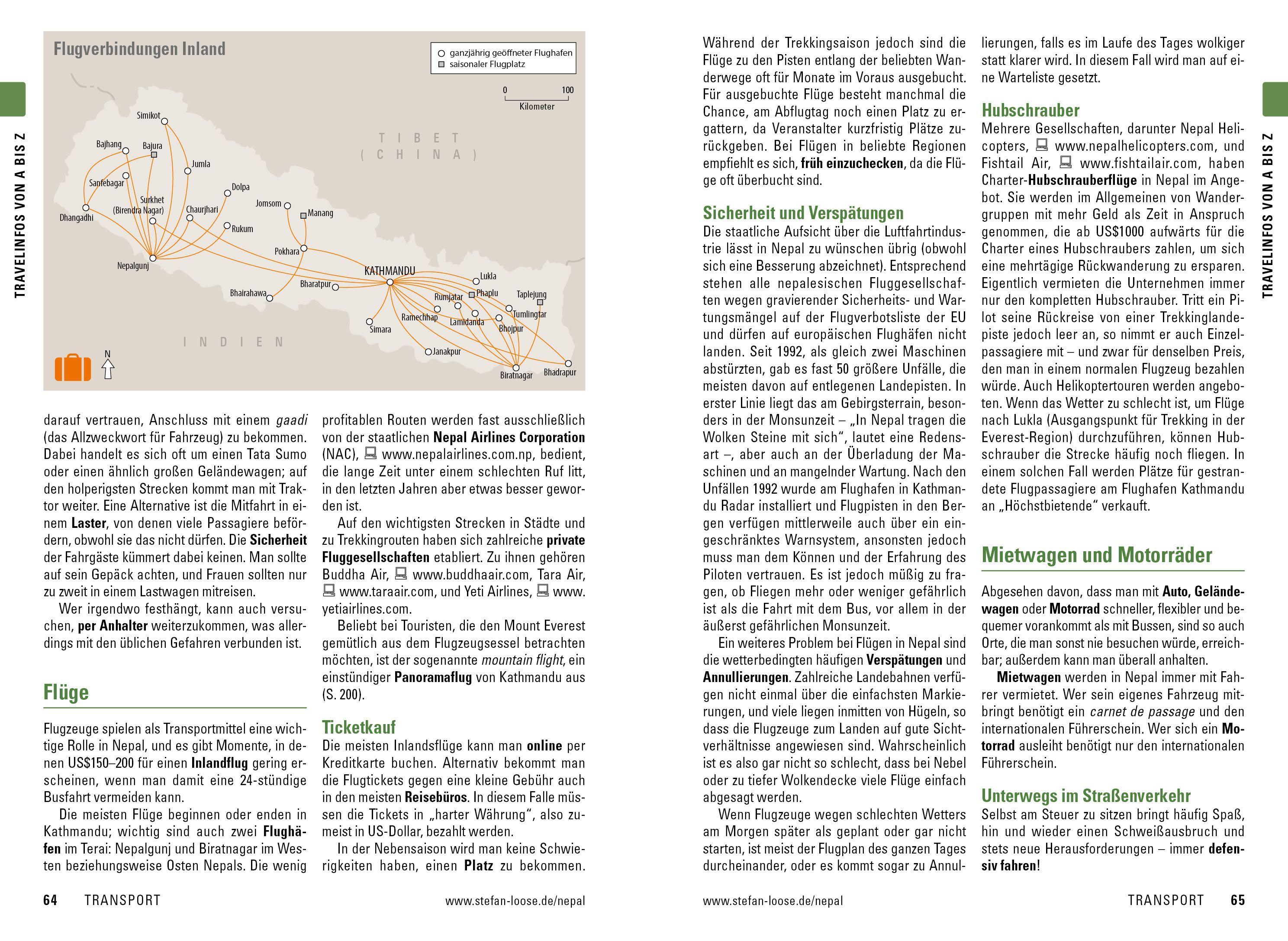 Beispielinhalt (Bild) Stefan Loose Reiseführer Nepal