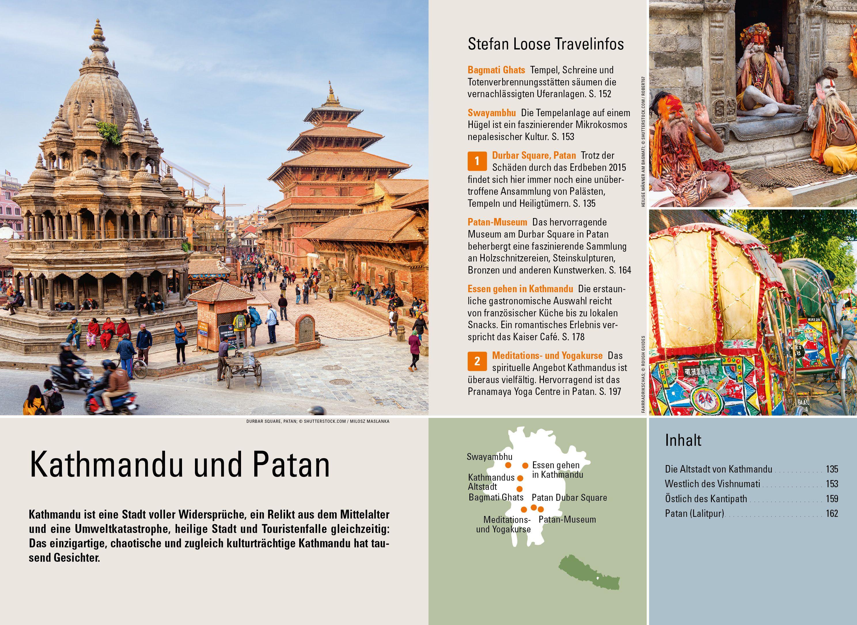 Beispielinhalt (Bild) Stefan Loose Reiseführer Nepal