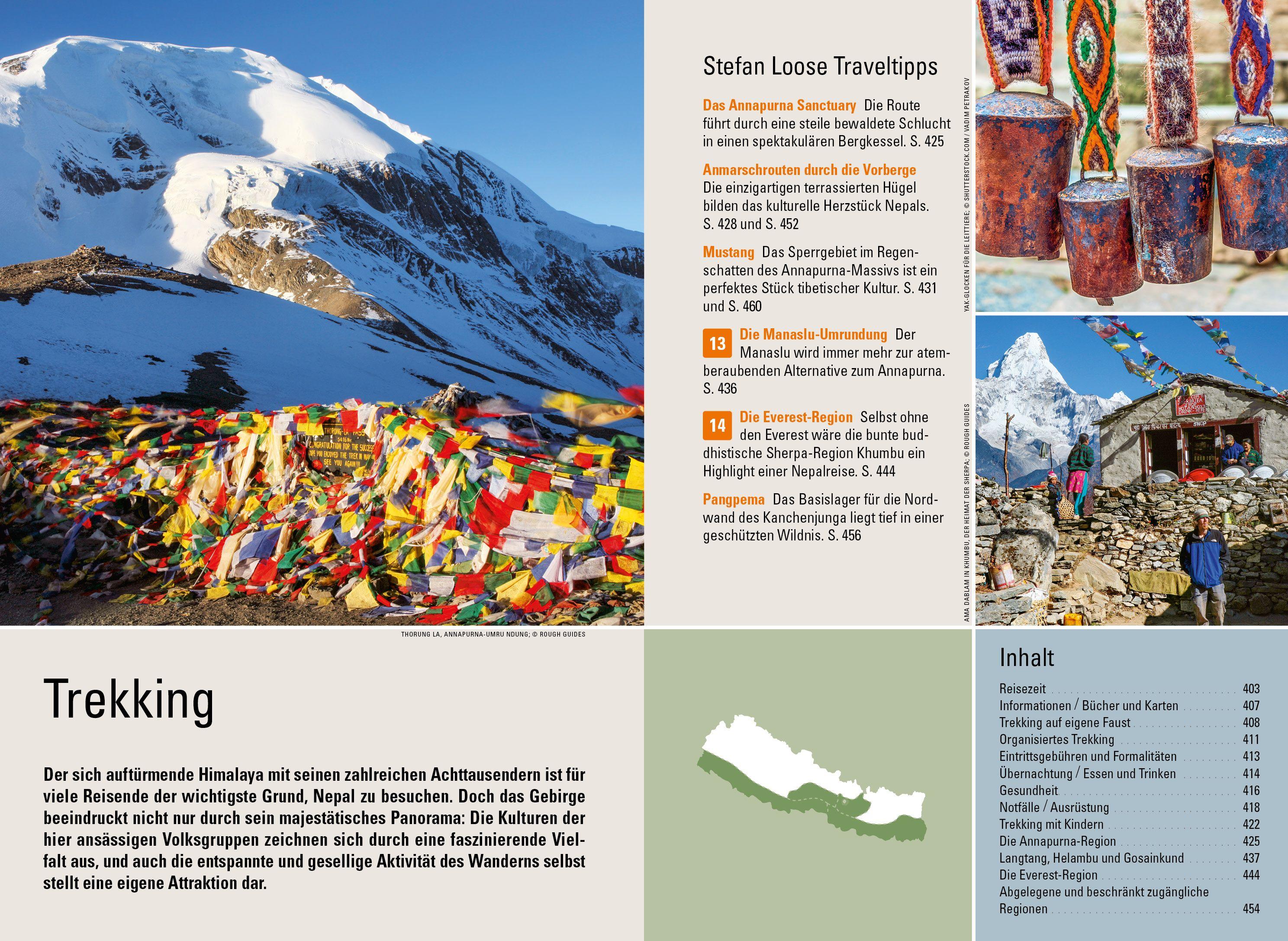 Beispielinhalt (Bild) Stefan Loose Reiseführer Nepal