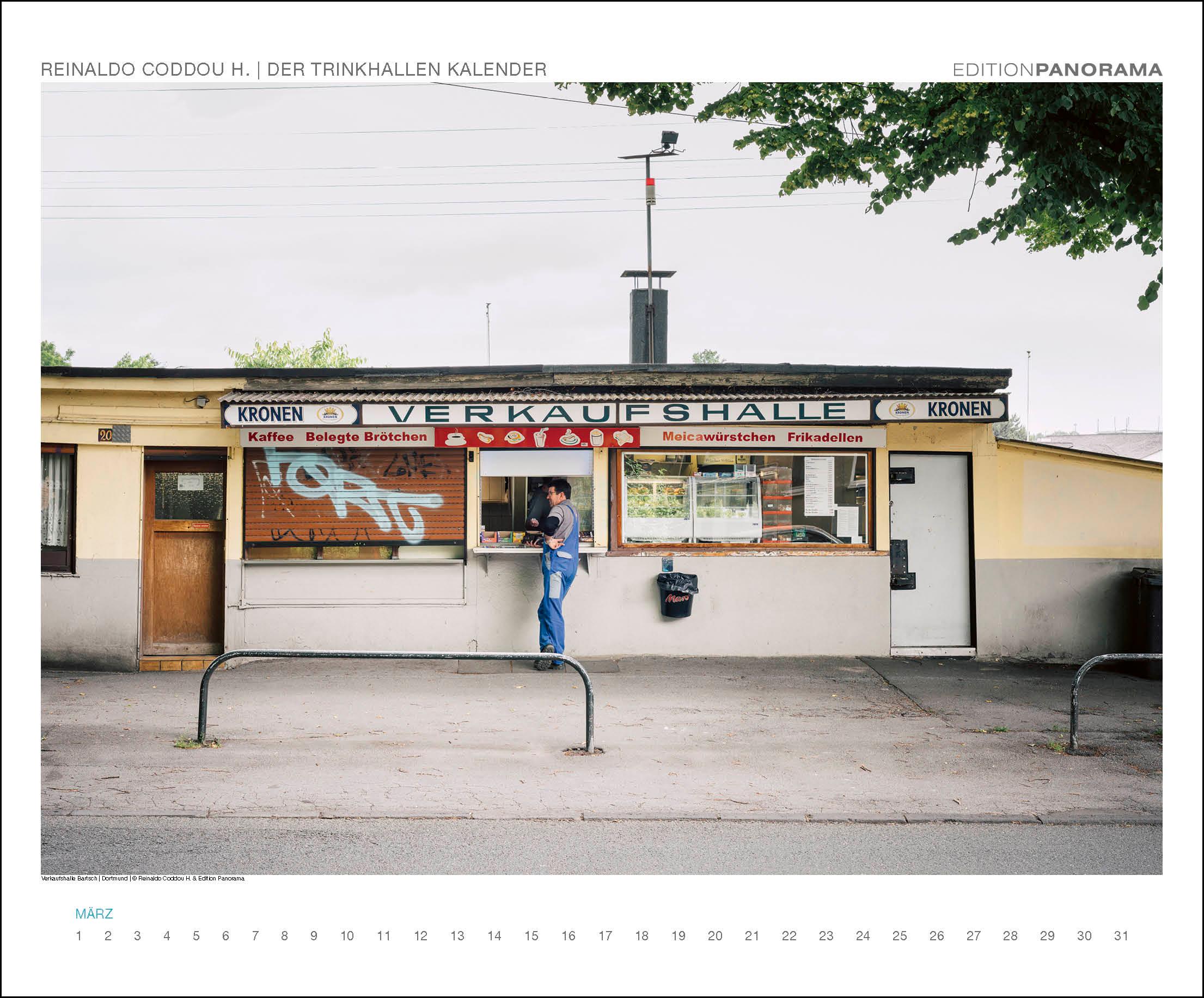 Beispielinhalt (Bild) DER TRINKHALLEN KALENDER - Trinkhallen im Ruhrgebiert