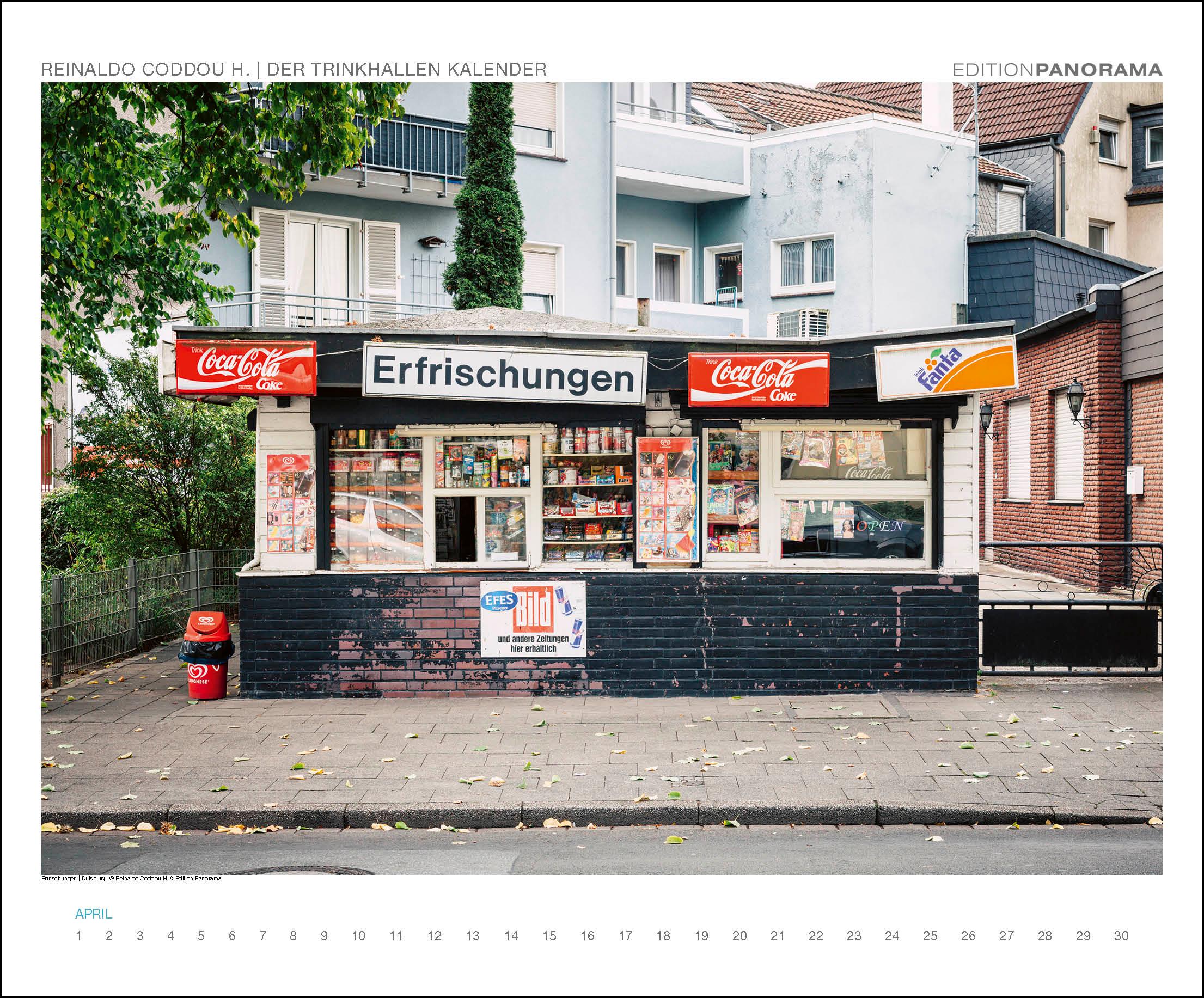 Beispielinhalt (Bild) DER TRINKHALLEN KALENDER - Trinkhallen im Ruhrgebiert