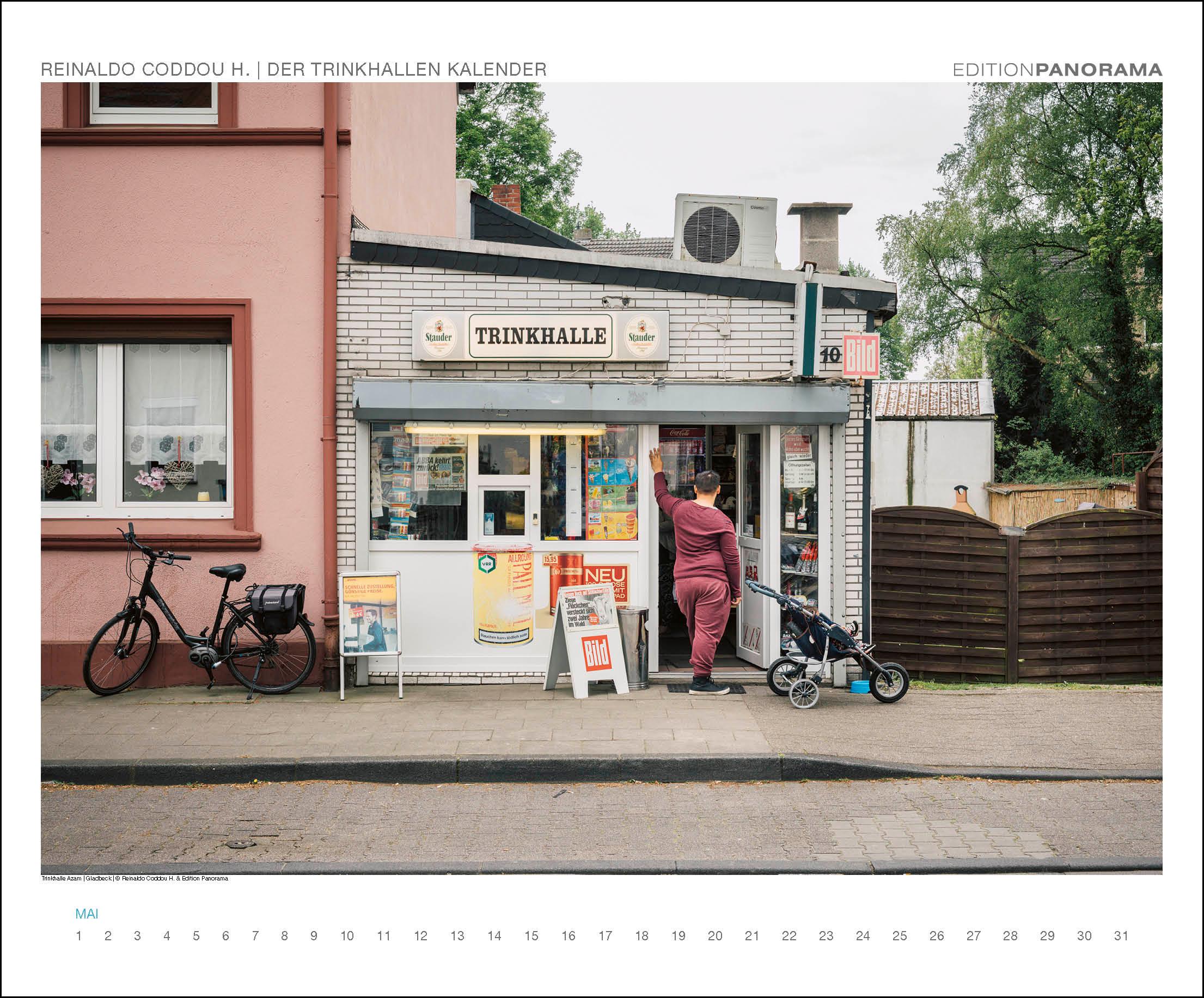 Beispielinhalt (Bild) DER TRINKHALLEN KALENDER - Trinkhallen im Ruhrgebiert