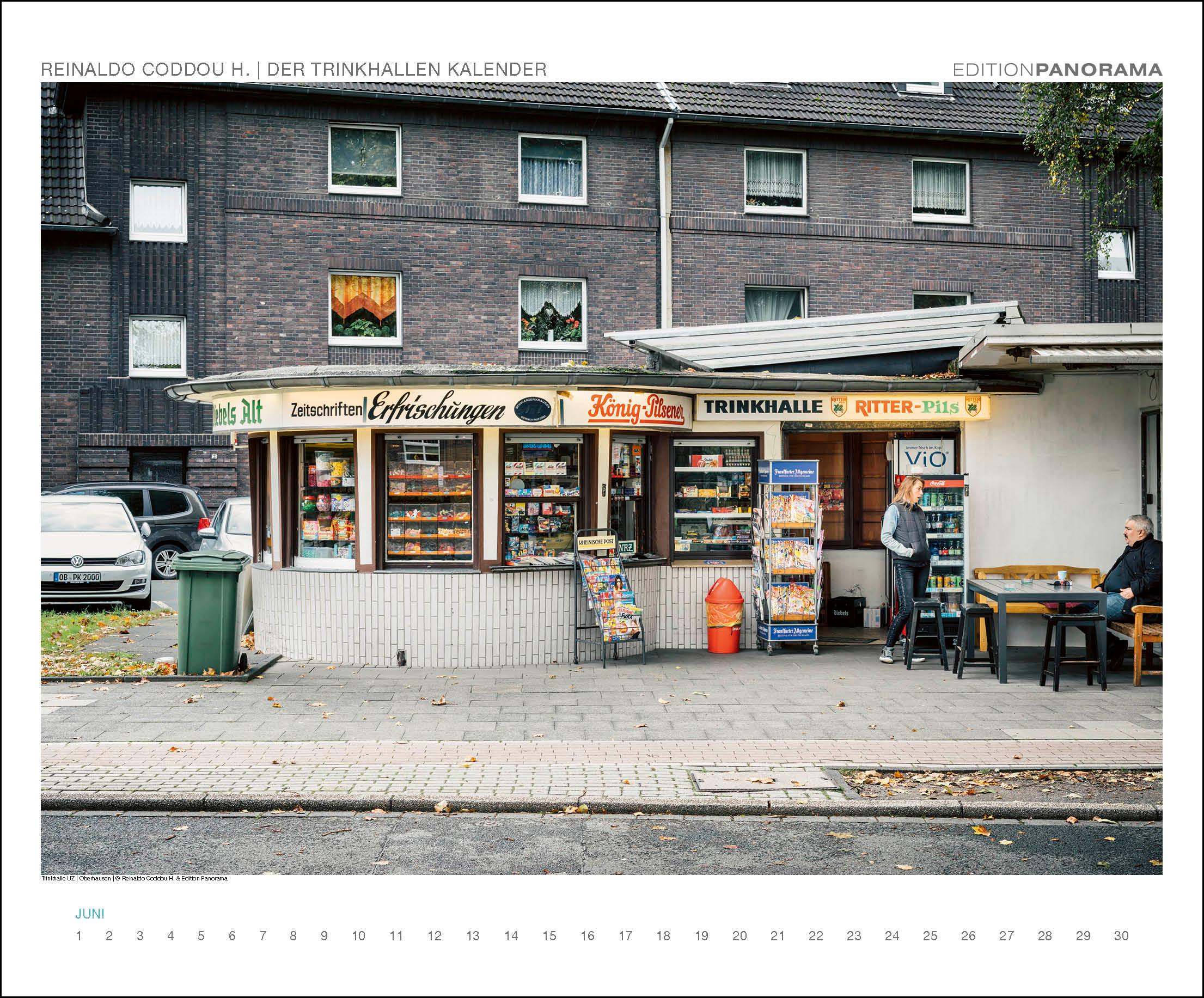 Beispielinhalt (Bild) DER TRINKHALLEN KALENDER - Trinkhallen im Ruhrgebiert