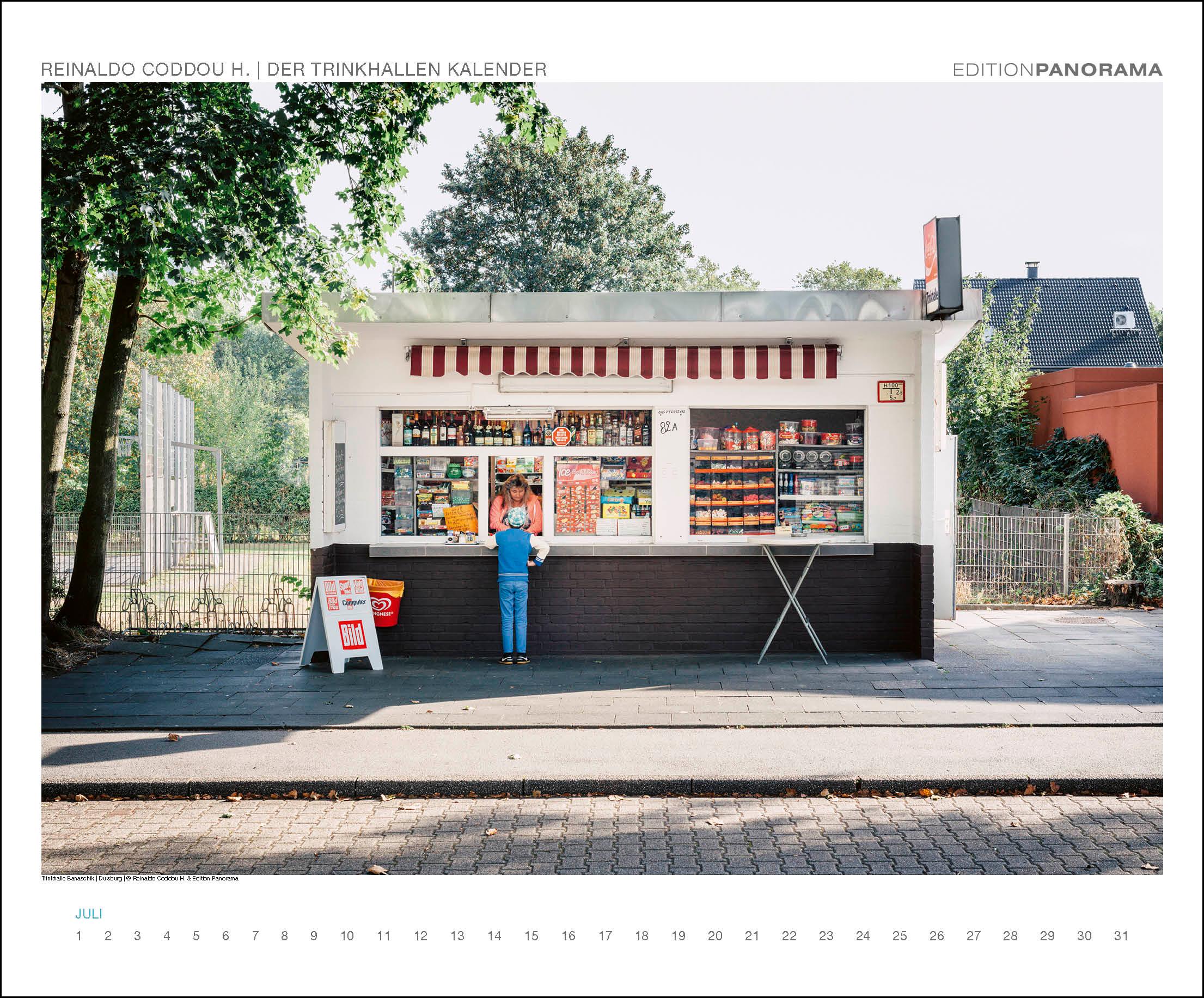 Beispielinhalt (Bild) DER TRINKHALLEN KALENDER - Trinkhallen im Ruhrgebiert