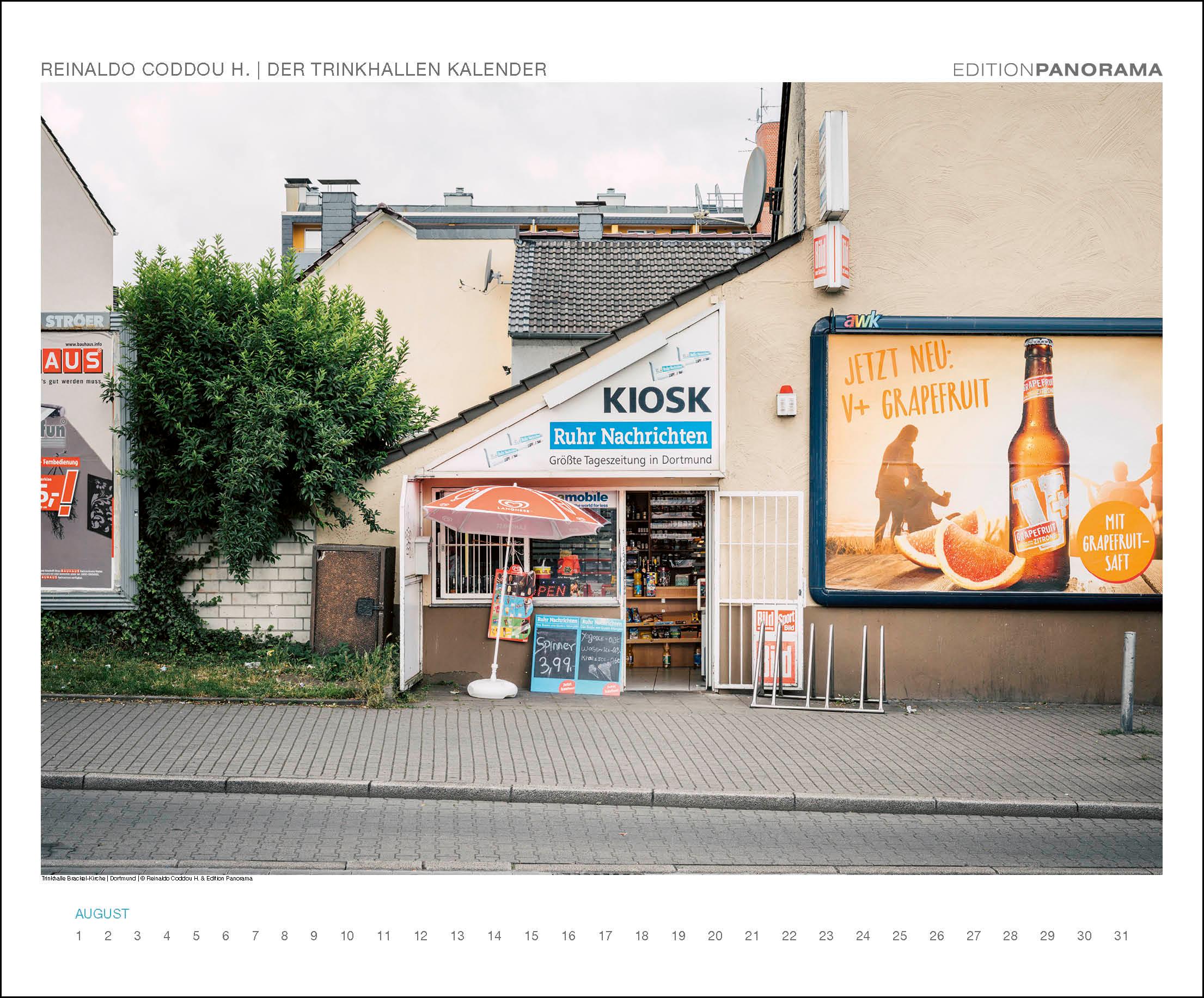 Beispielinhalt (Bild) DER TRINKHALLEN KALENDER - Trinkhallen im Ruhrgebiert