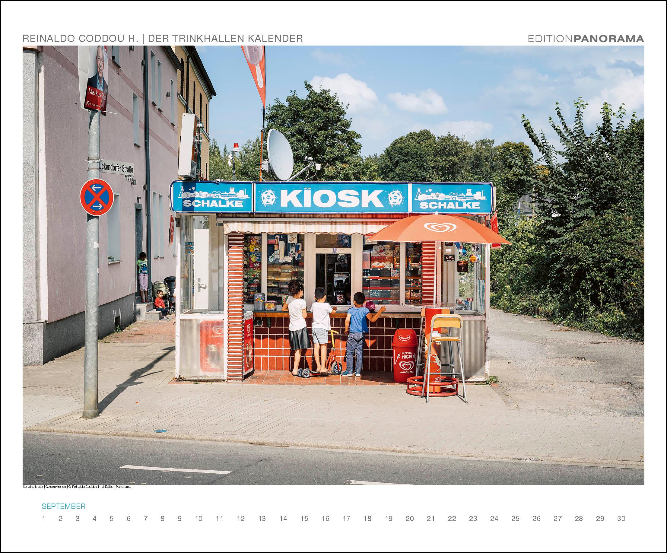 Beispielinhalt (Bild) DER TRINKHALLEN KALENDER - Trinkhallen im Ruhrgebiert
