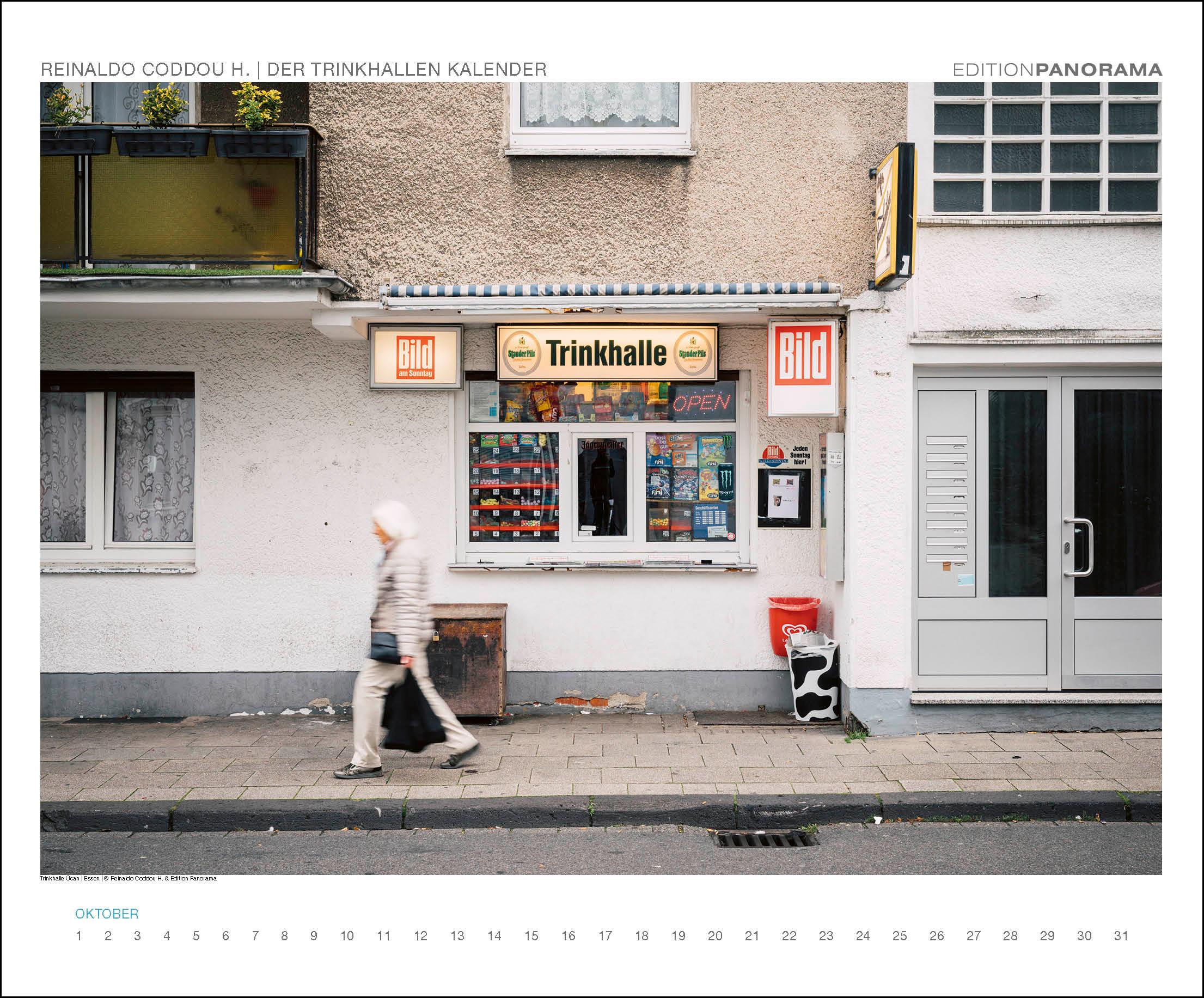 Beispielinhalt (Bild) DER TRINKHALLEN KALENDER - Trinkhallen im Ruhrgebiert
