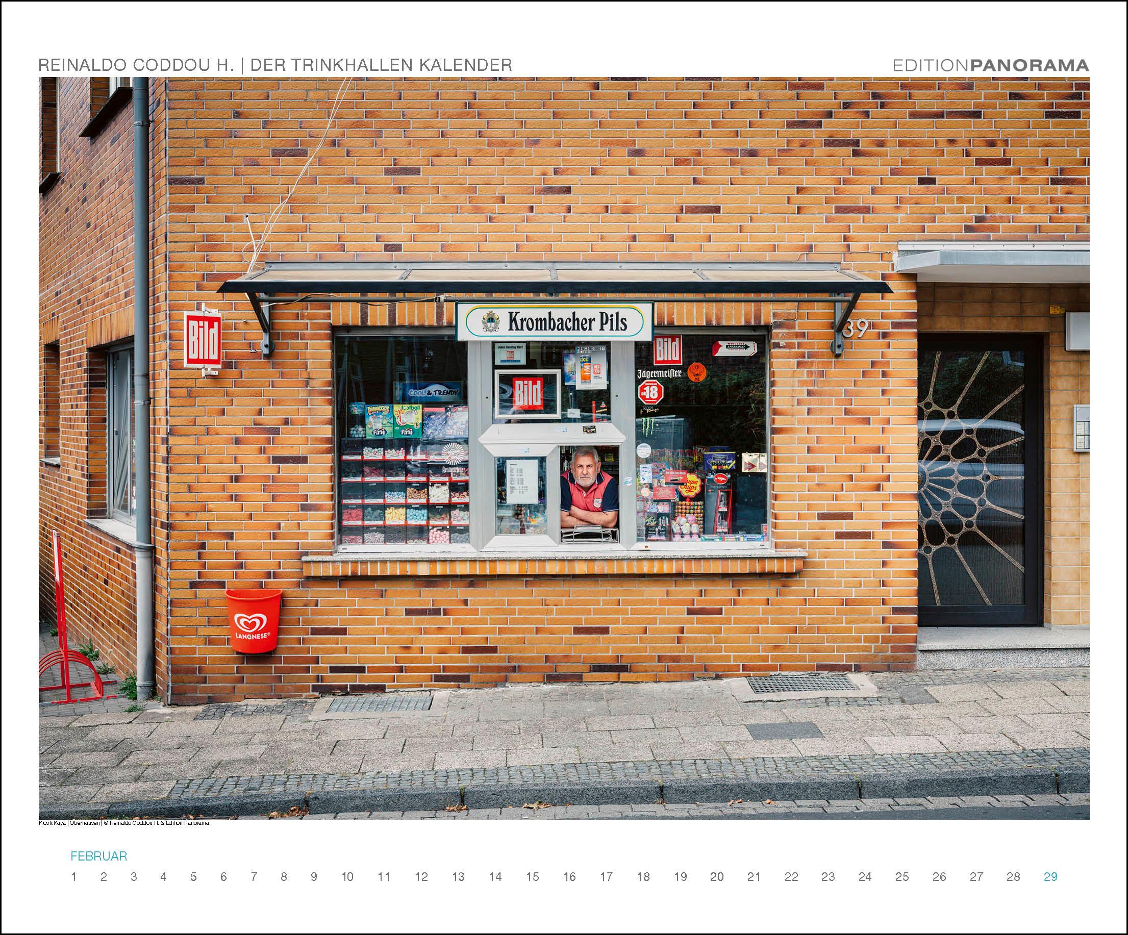 Beispielinhalt (Bild) DER TRINKHALLEN KALENDER - Trinkhallen im Ruhrgebiert