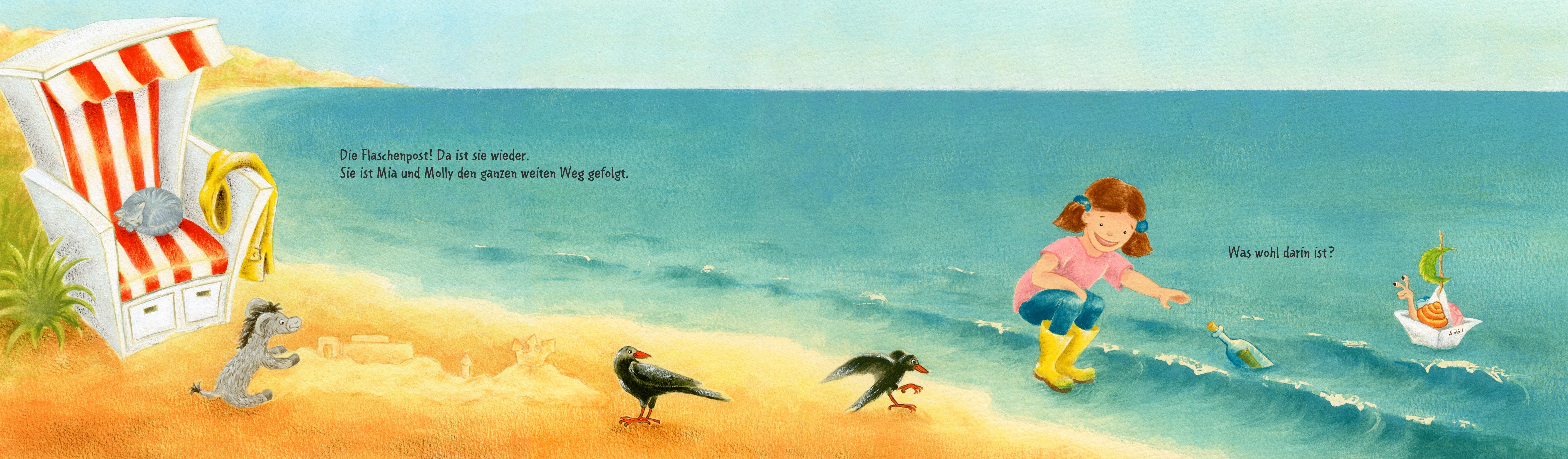 Beispielinhalt (Bild) Die Flaschenpost