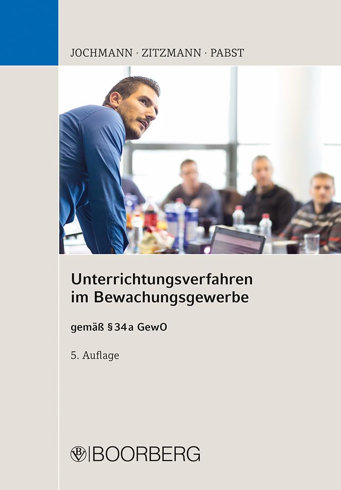 Vorderes Coverbild Unterrichtungsverfahren im Bewachungsgewerbe
