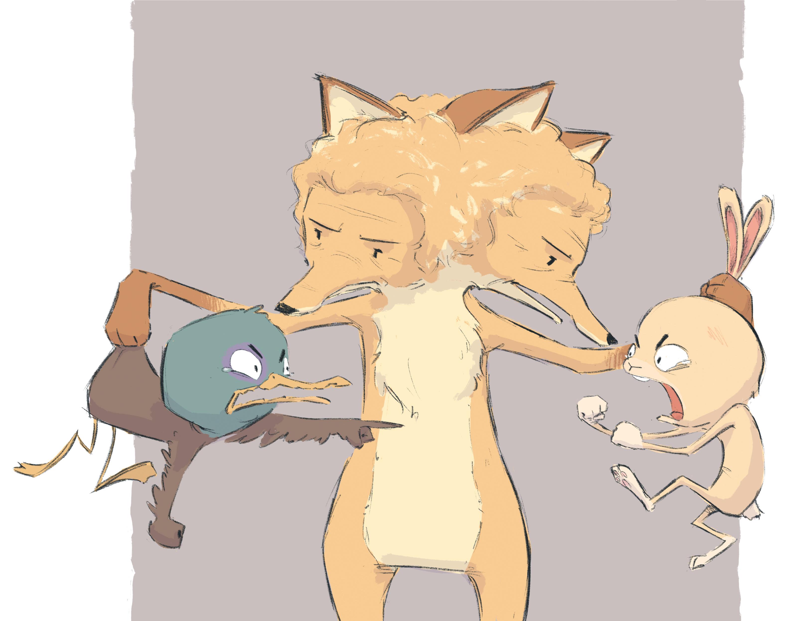 Beispielinhalt (Bild) Lilly und Billy.