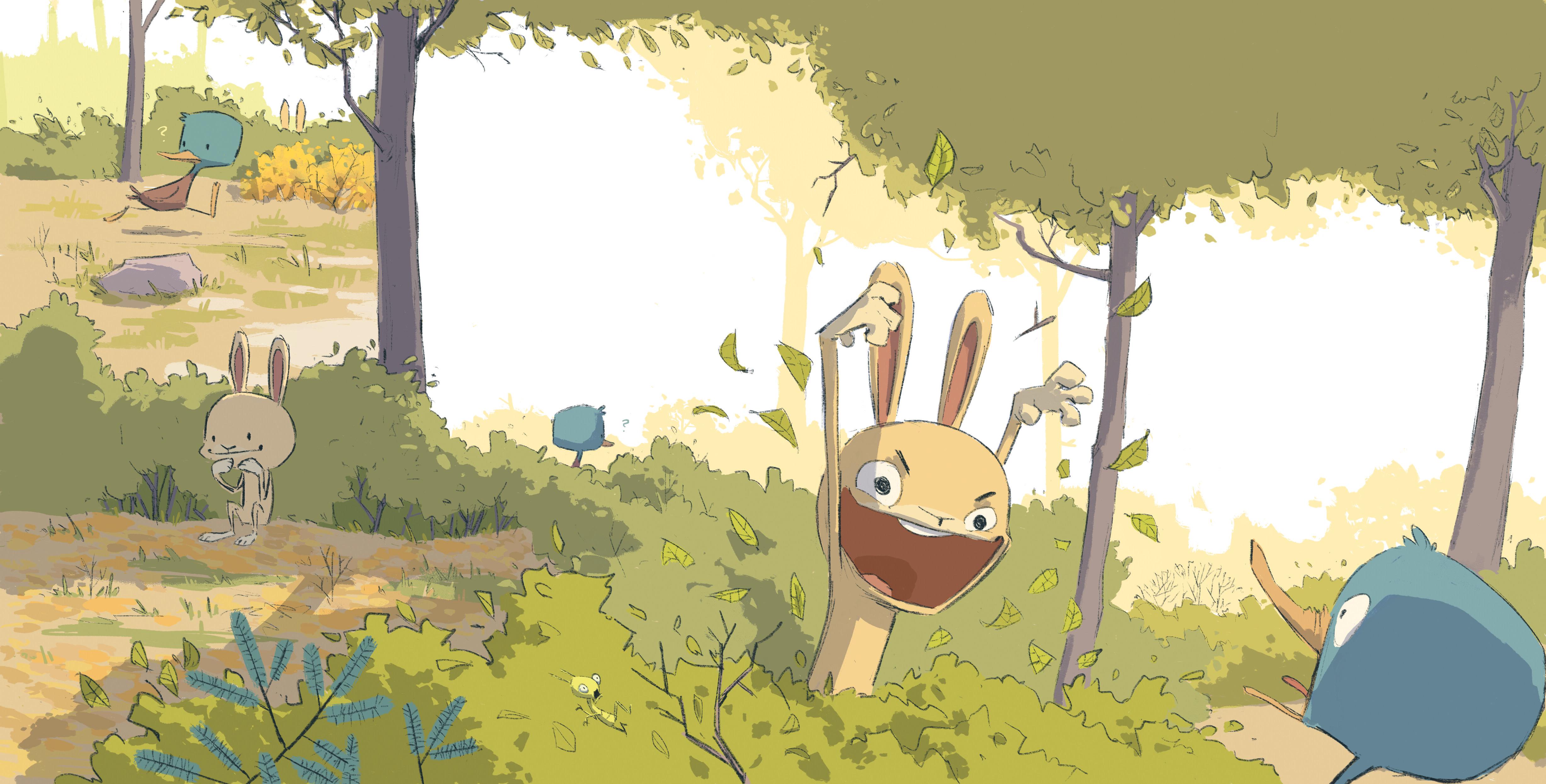 Beispielinhalt (Bild) Lilly und Billy.