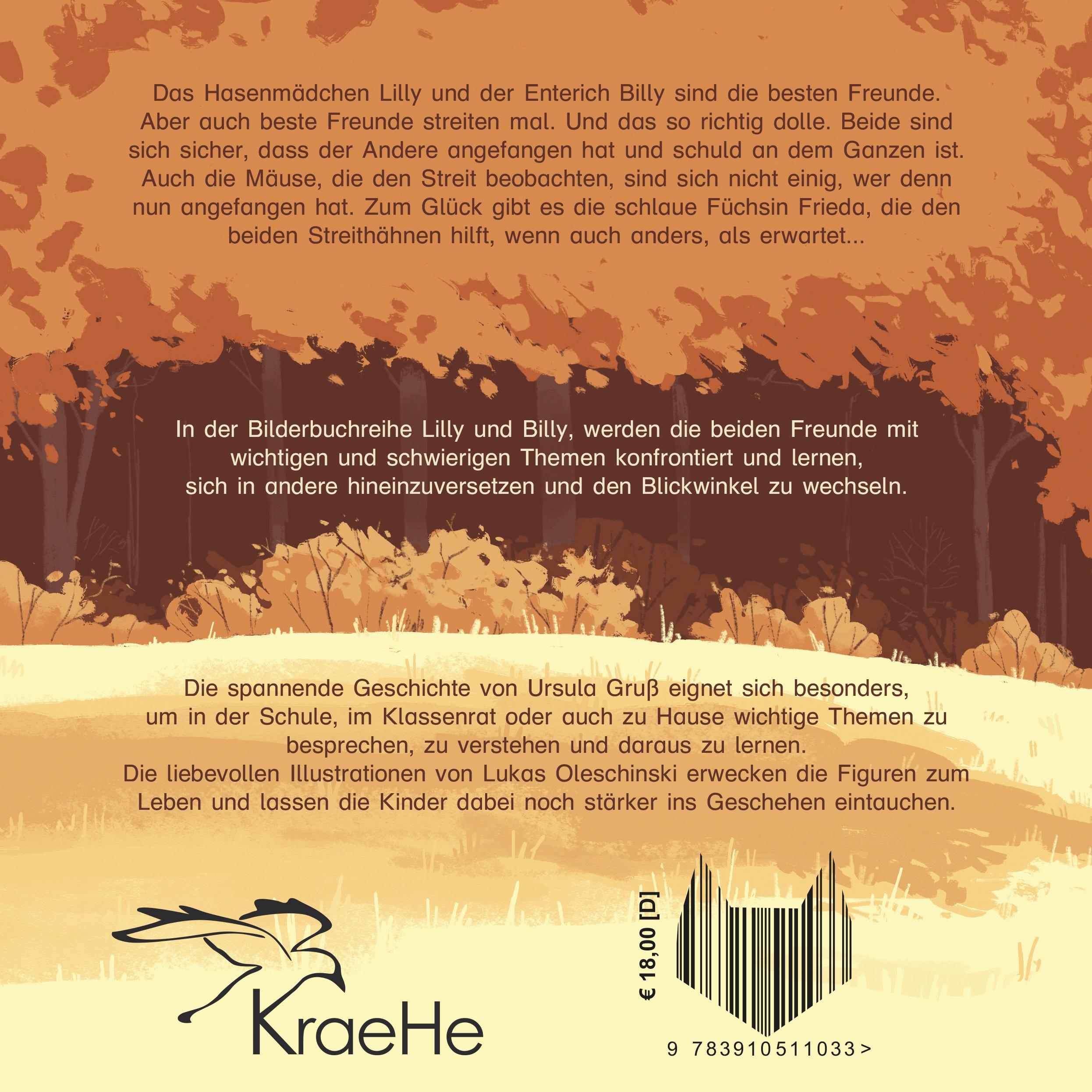 Rückseitencover Lilly und Billy.
