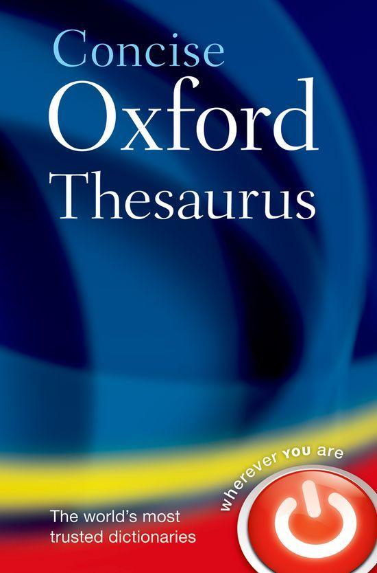 Vorderes Coverbild Concise Oxford Thesaurus.
