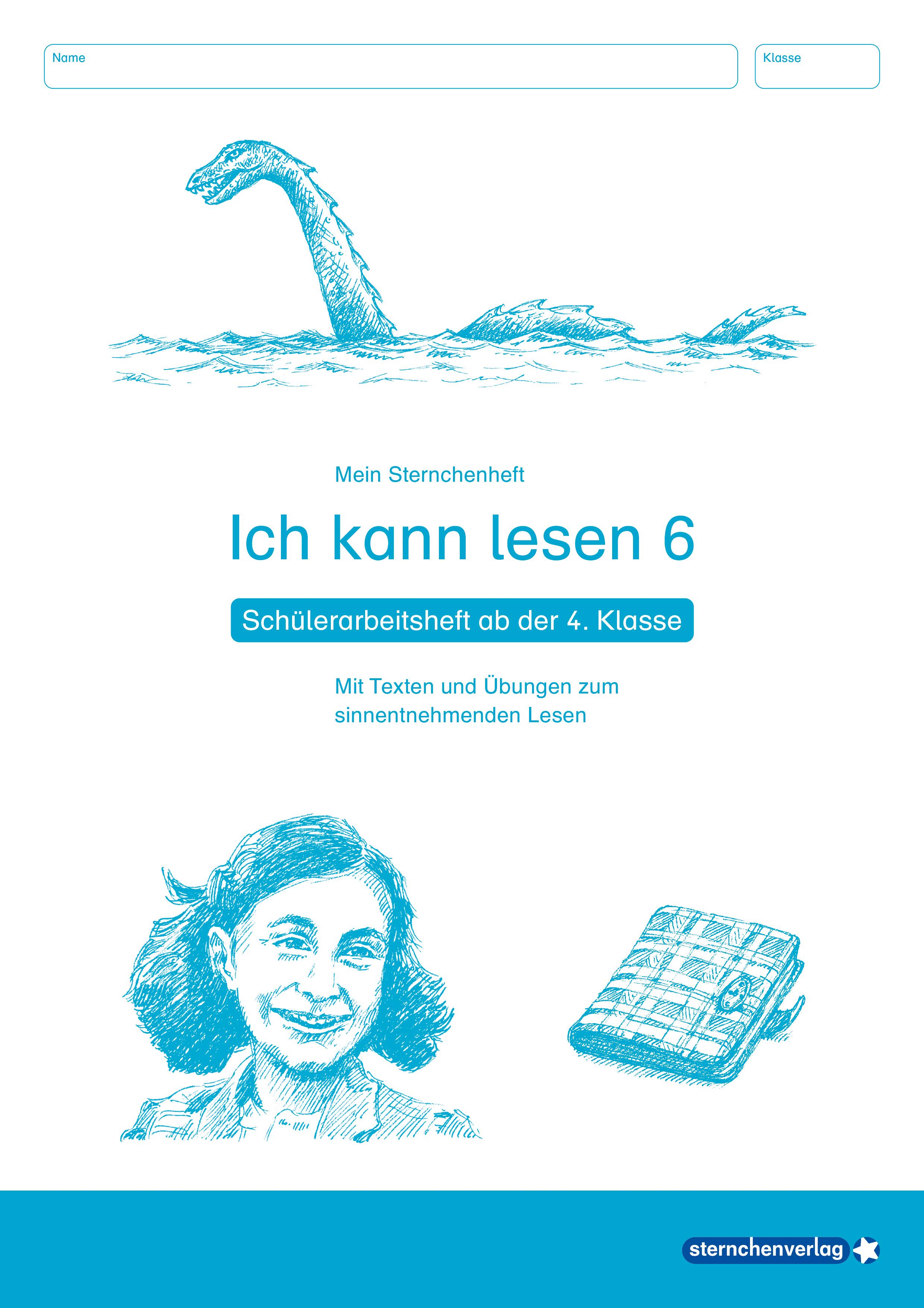 Vorderes Coverbild Ich kann lesen 6 - Schülerarbeitsheft ab der 4. Klasse