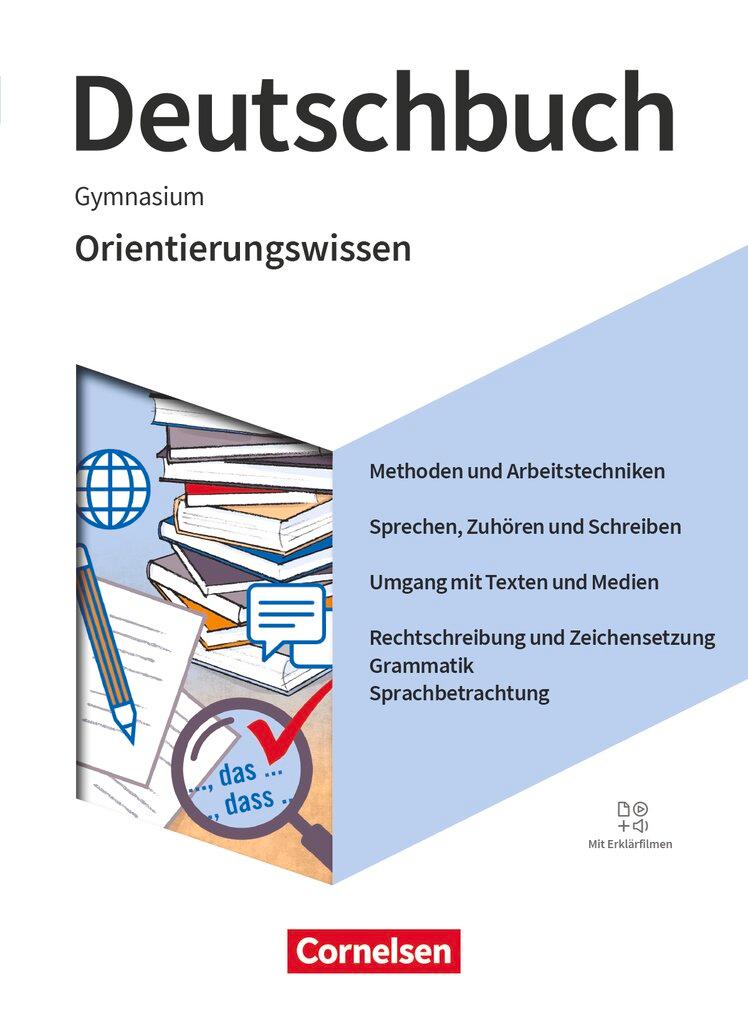 Vorderes Coverbild Deutschbuch Gymnasium 5.-10. Schuljahr - Zu den Ausgaben Neue Allgemeine Ausgabe und Niedersachsen 2019- Orientierungswissen - Schulbuch